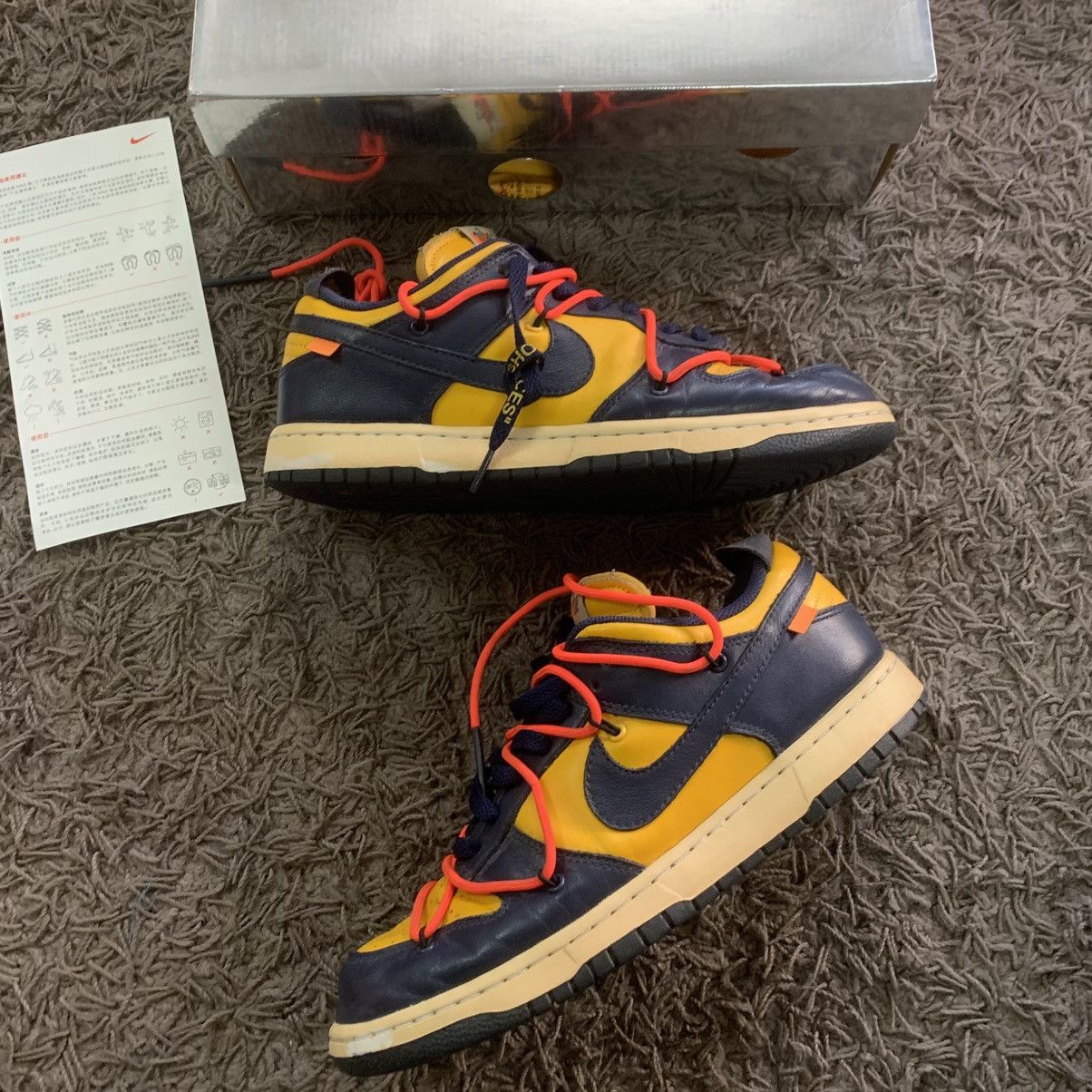 Nike × Off-White Nike Dunk Low x Off White Size US 9 / EU 42 - 1 Thumbnail
