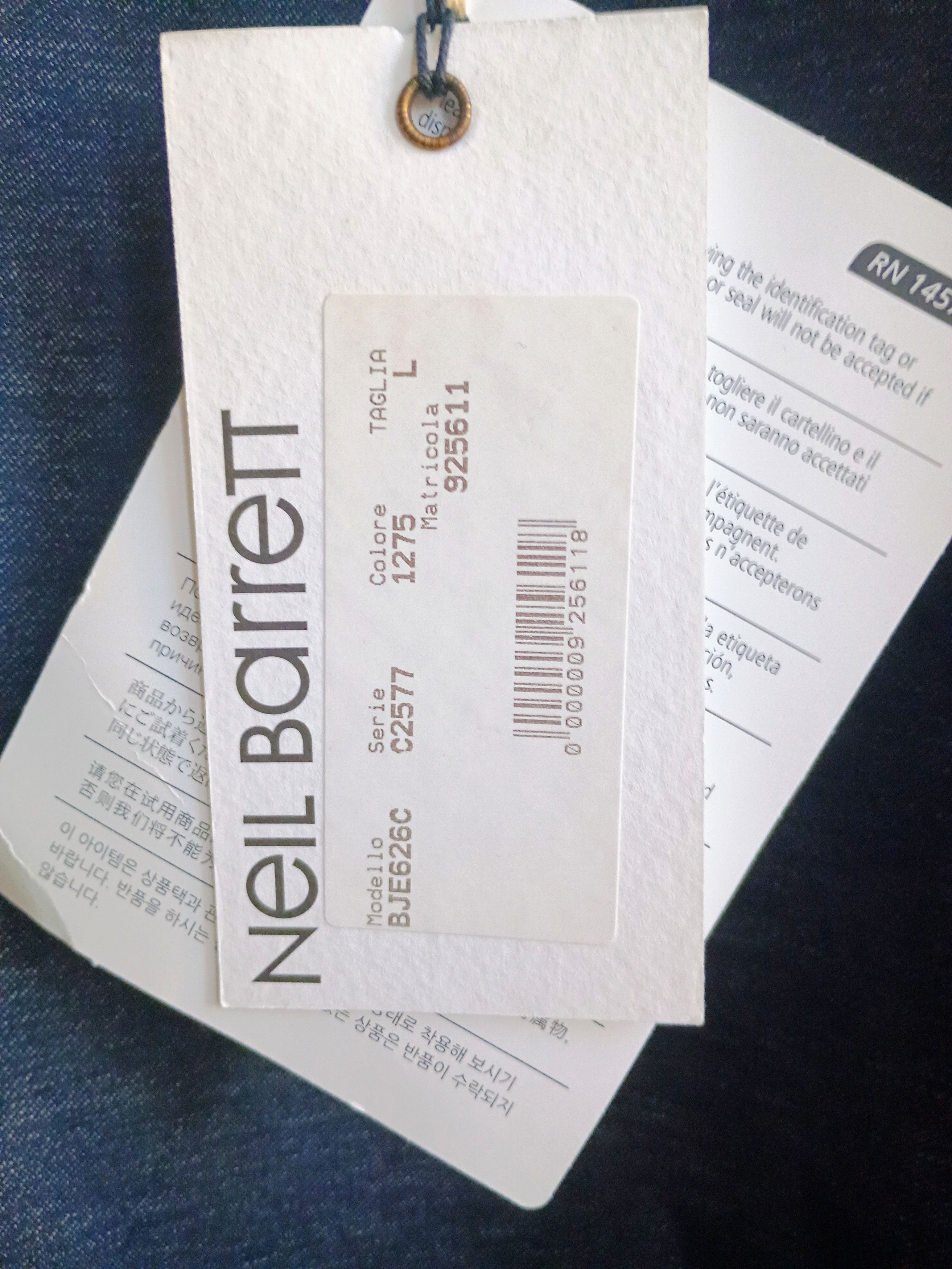 Neil Barrett Sweater in blue & black Large BNWT Size US L / EU 52-54 / 3 - 3 Thumbnail