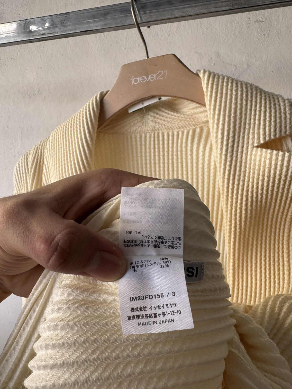 Issey Miyake Issey Miyake Pleated Robe Blazer Size US L / EU 52-54 / 3 - 13 Thumbnail