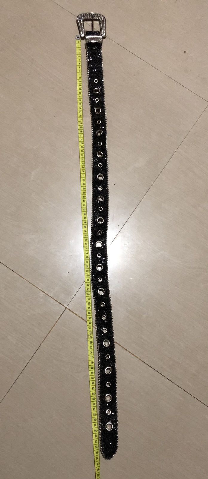 Japanese Brand Japanese Brand - sparkling studded belt tc31 Size 30 - 4 Thumbnail
