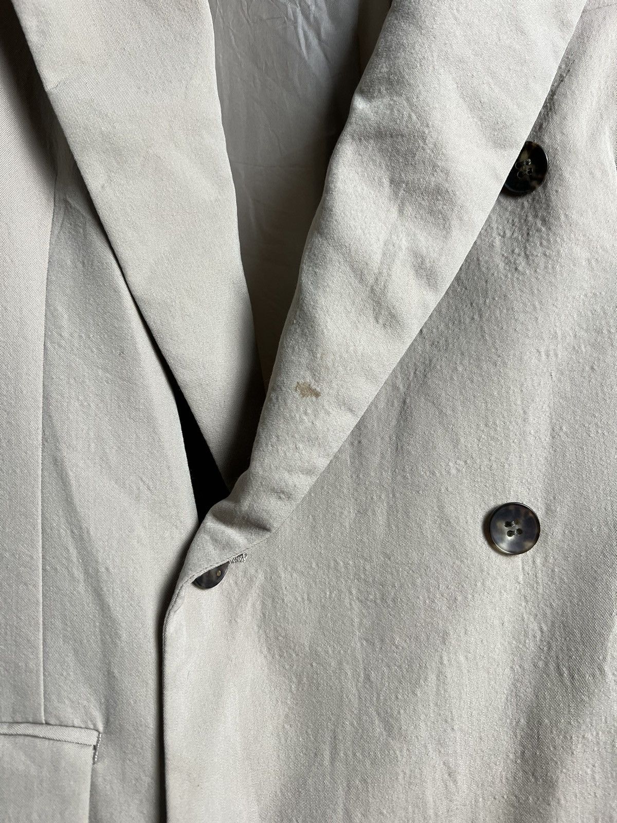 Vintage × Y's × Yohji Yamamoto 1990's Old Stock With Tag Yohji Yamamoto Y's Bis Rayon Coat Size 38R - 3 Thumbnail