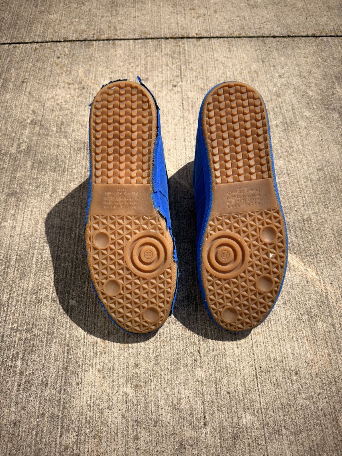 Maison Margiela GAT Low Blue Velvet Size US 10 / EU 43 - 12 Thumbnail