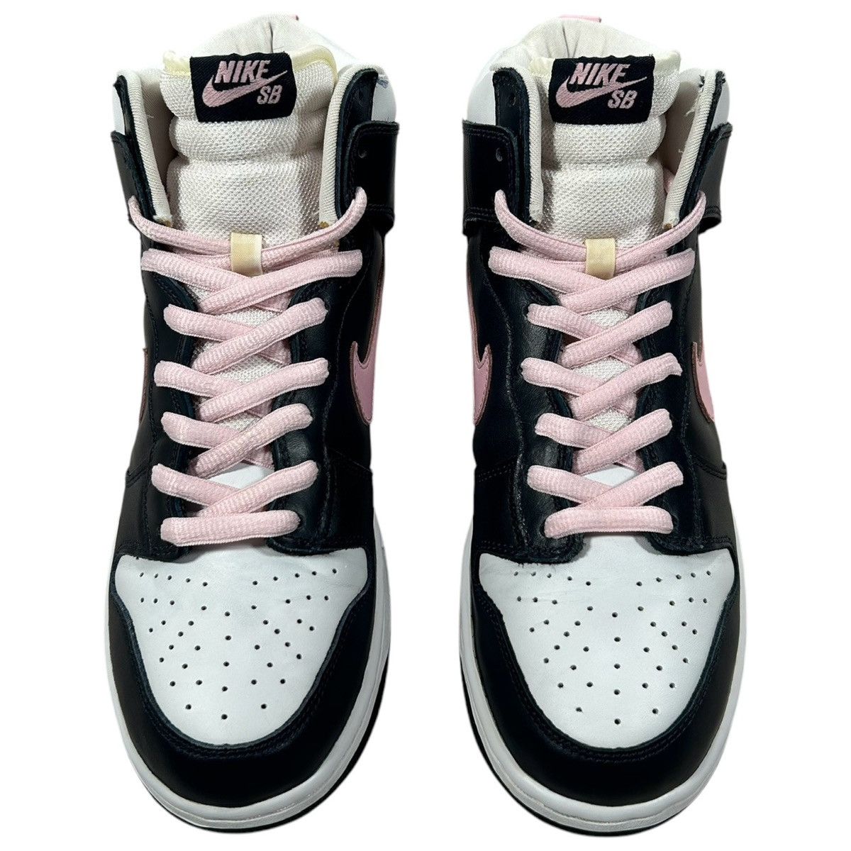 Nike Nike Sb Dunk High Shy Pink Dark Obsidian Blue 2005 Sneakers Size US 10 / EU 43 - 6 Thumbnail
