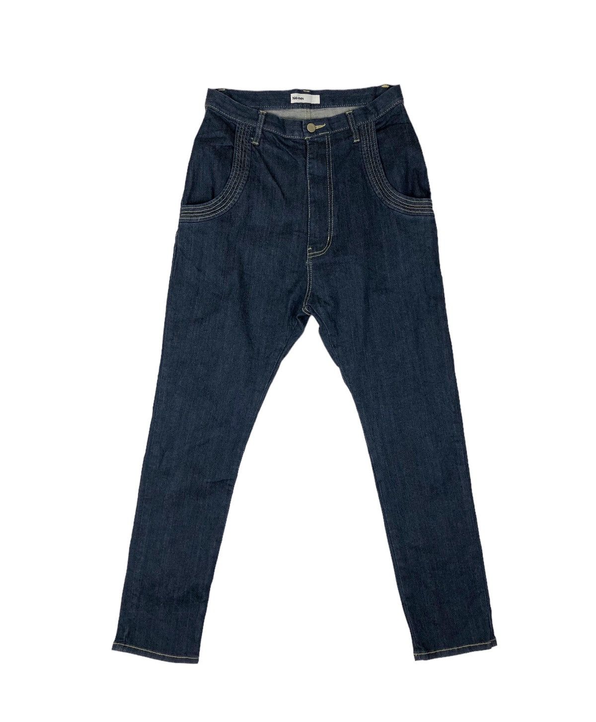 Issey Miyake × Japanese Brand × Ne-Net Ne Net by ISSEY MIYAKE Green Cherry Pocket Design Jeans Size US 28 / EU 44 - 3 Thumbnail