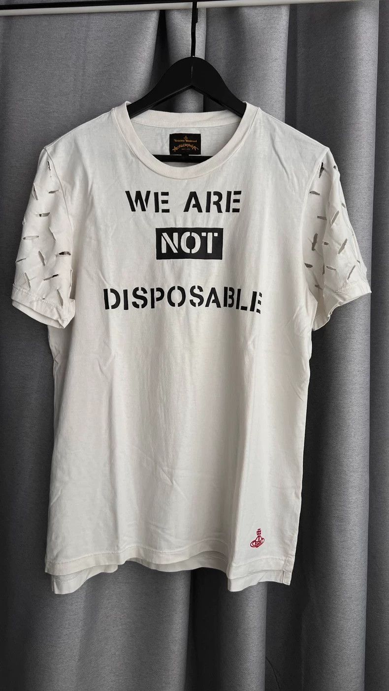 Vivienne Westwood Vivienne Westwood White T-shirt Size L / US 10 / IT 46 - 1 Thumbnail