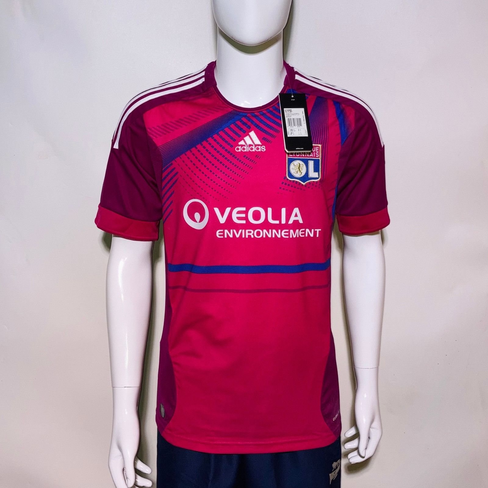 Adidas 2011-12 Lyon Third Adidas V13350 Size US S / EU 44-46 / 1 - 1 Thumbnail