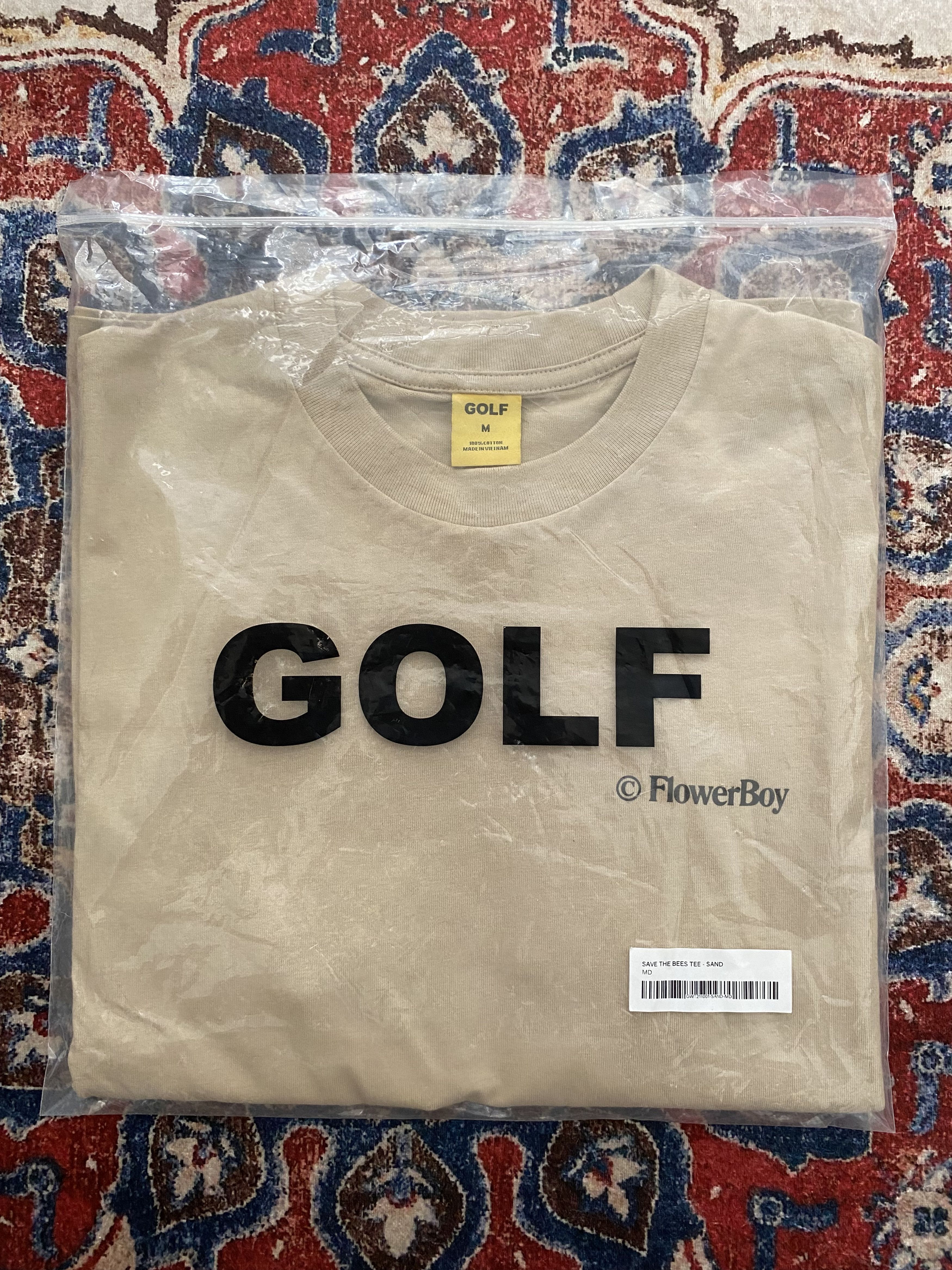 Golf Wang Golf Wang Save the Bees Tee - Sand Size US M / EU 48-50 / 2 - 7 Thumbnail