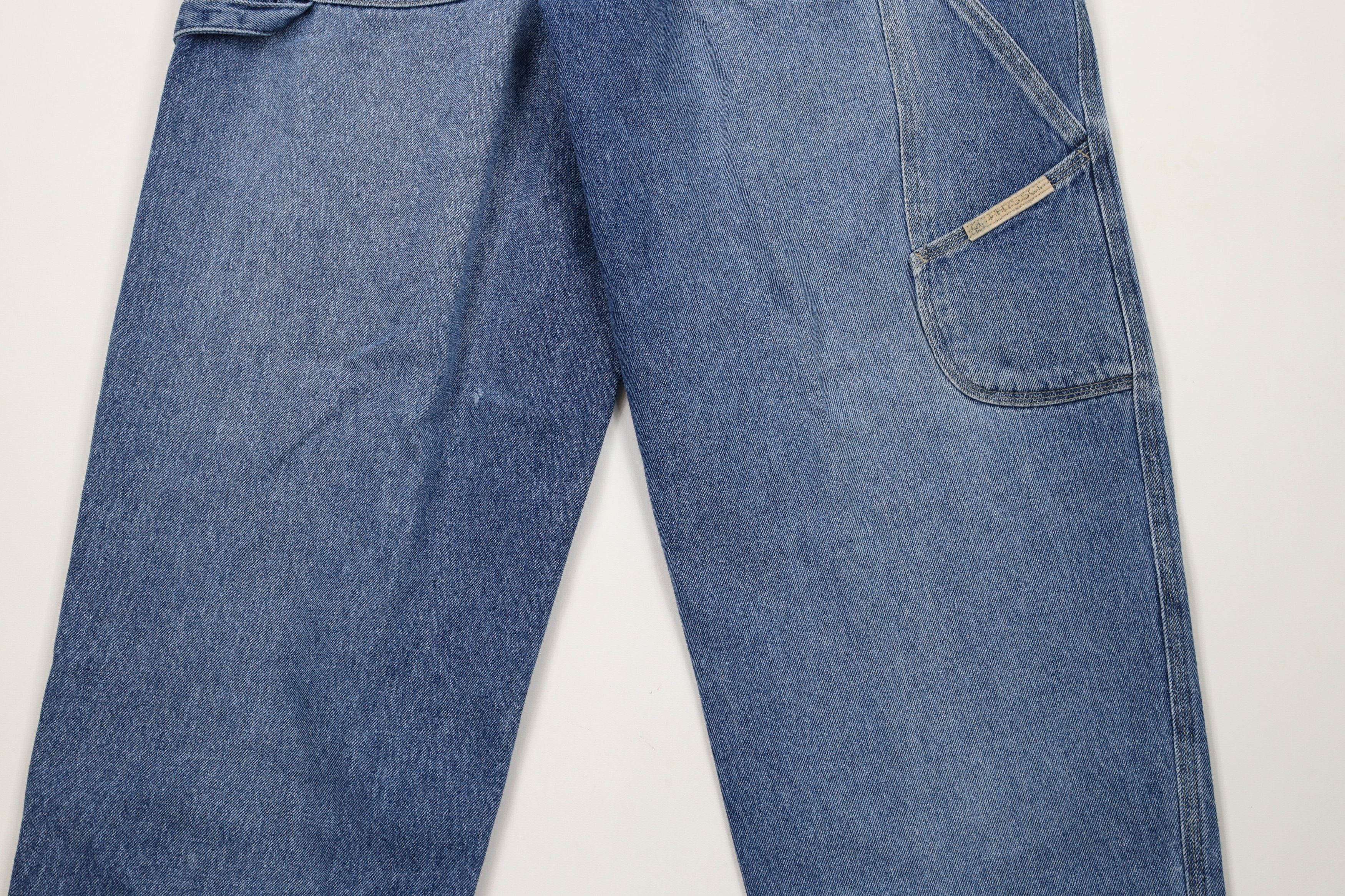 Vintage Vintage 90s Y2K Streetwear Fit Dungaree Denim Jeans Blue Size US 34 / EU 50 - 11 Thumbnail