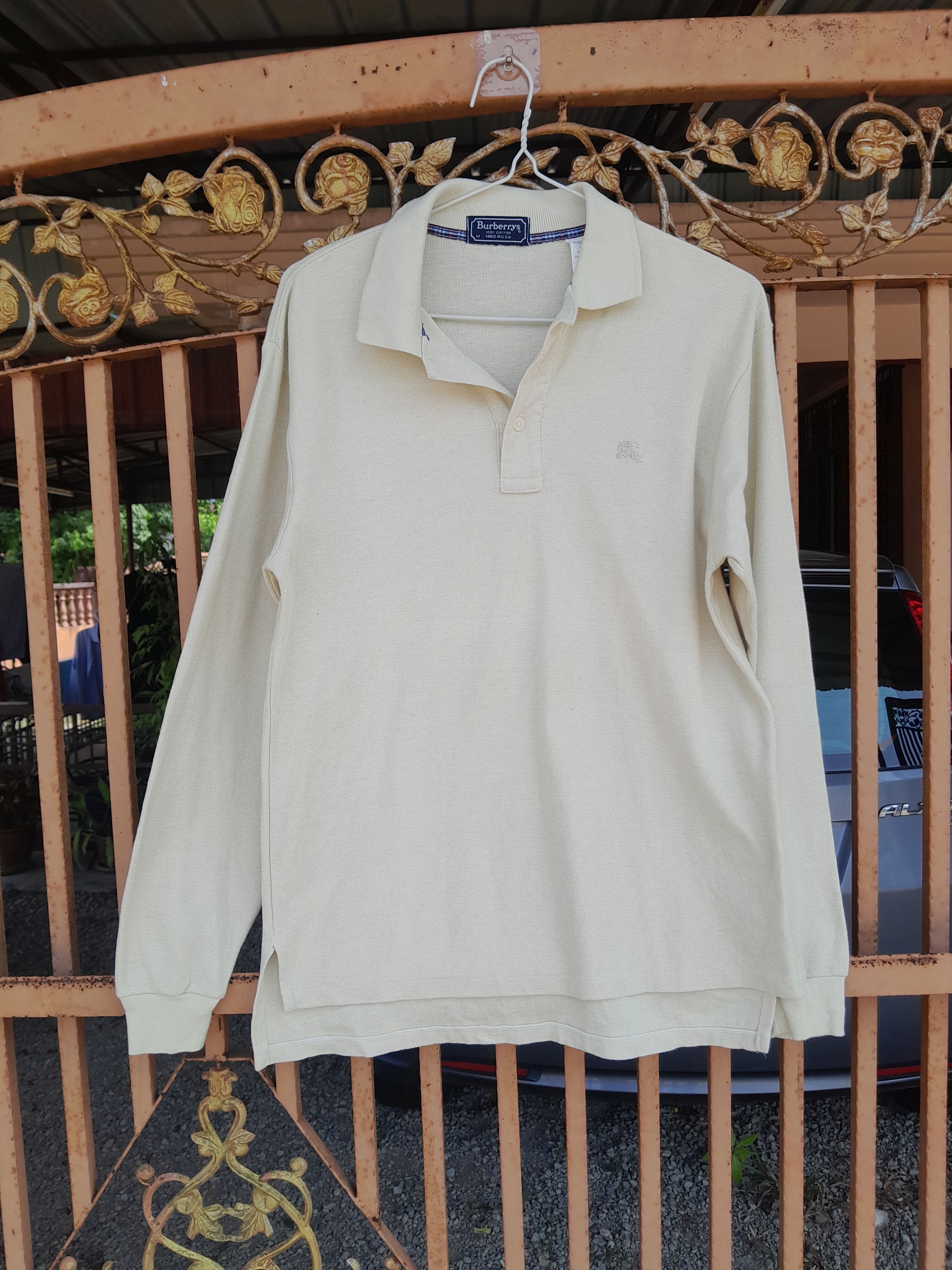 Burberry ❤FINAL DROP🔴VINTAGE BURBERRY'S POLO COLLAR Size US M / EU 48-50 / 2 - 1 Thumbnail