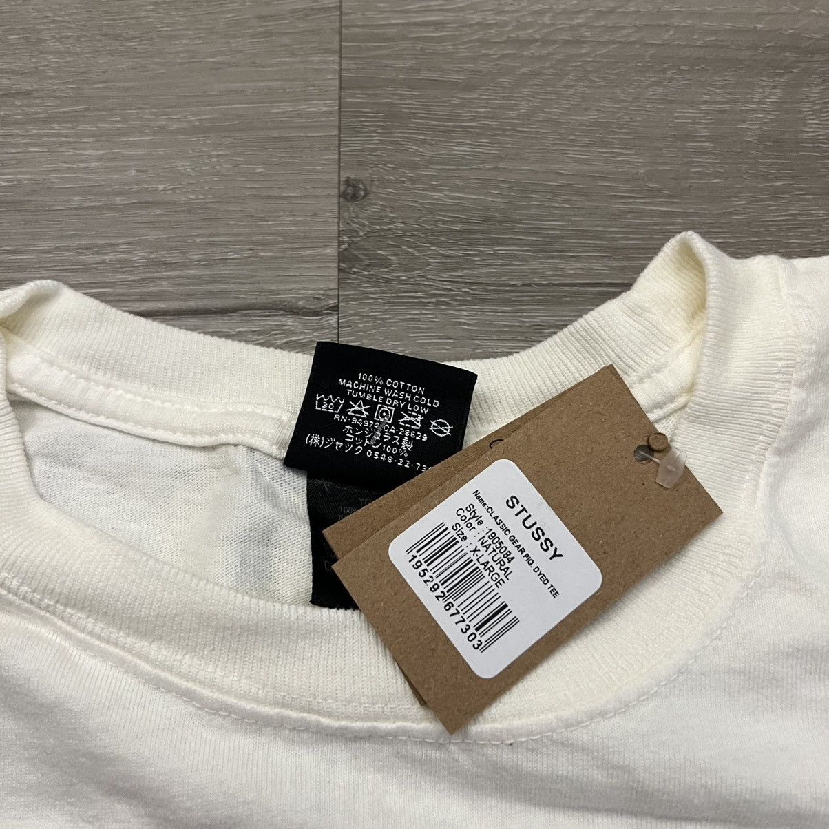 Stussy Stussy Classic Gear Tee Size US XL / EU 56 / 4 - 5 Thumbnail