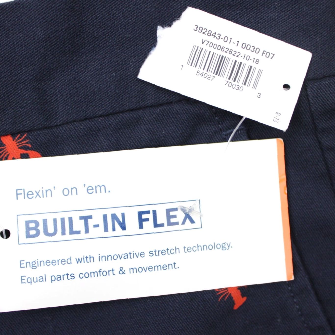 Old Navy Old Navy Slim Built in Flex AOP Shorts Mens 30 Blue w/ Red Lobsters Size US 30 / EU 46 - 5 Thumbnail