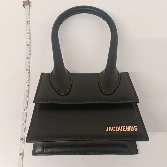 Jacquemus Jacquemus Le Chiquito Moyen Top-Handle Leather Bag - Black Size ONE SIZE - 16 Thumbnail