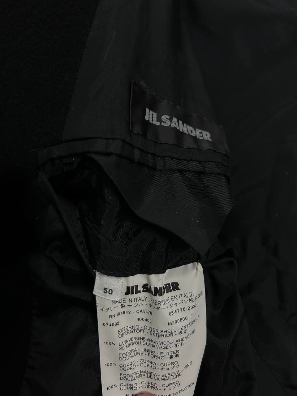 Jil Sander FW06 Jil Sander Raf Simons Era Virgin Wool Long Coat Size 50 Size US M / EU 48-50 / 2 - 9 Thumbnail