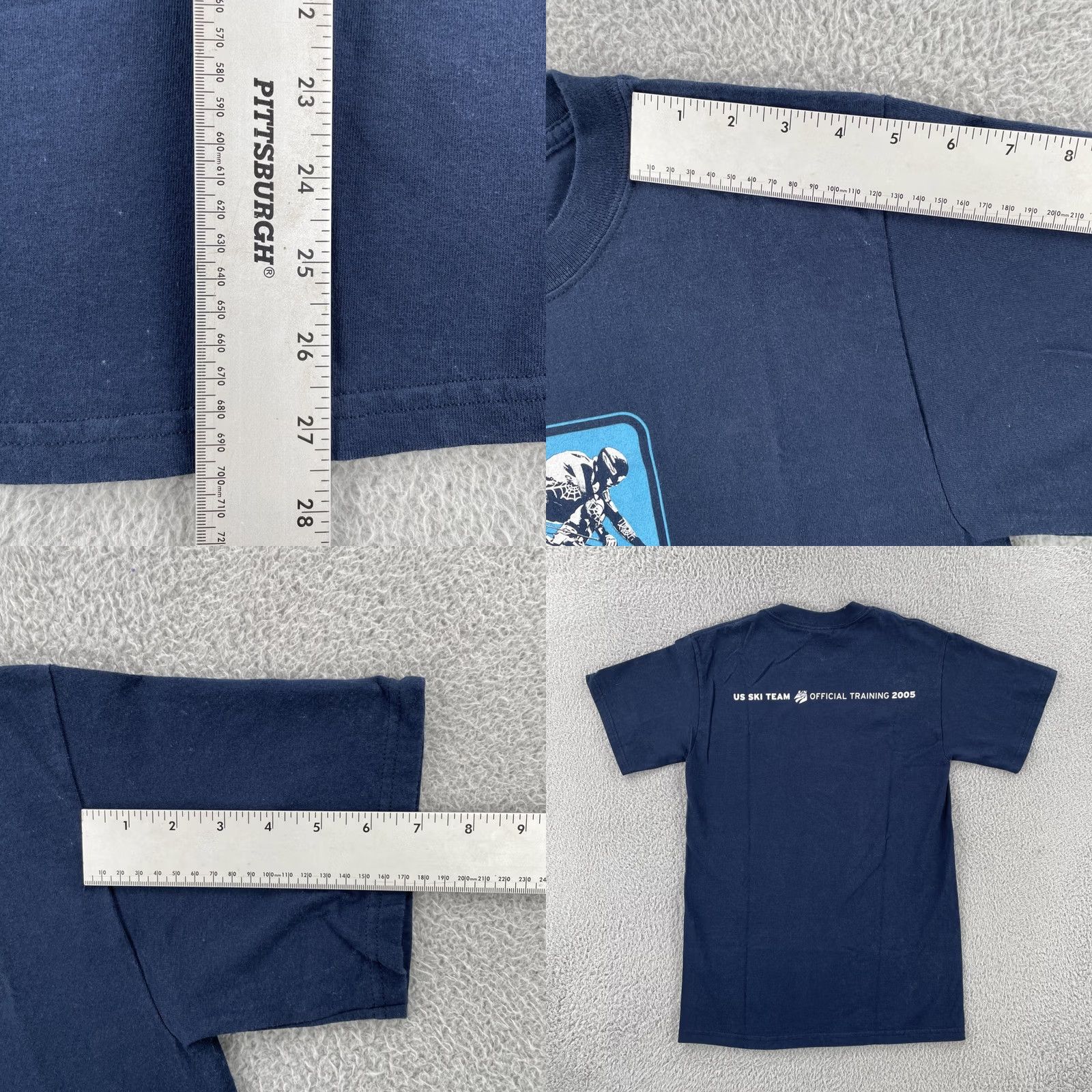 Gildan VINTAGE Gildan Men’s Small Blue T Shirt U.S. Ski Team 2005 Official Training Tee Size US S / EU 44-46 / 1 - 9 Thumbnail
