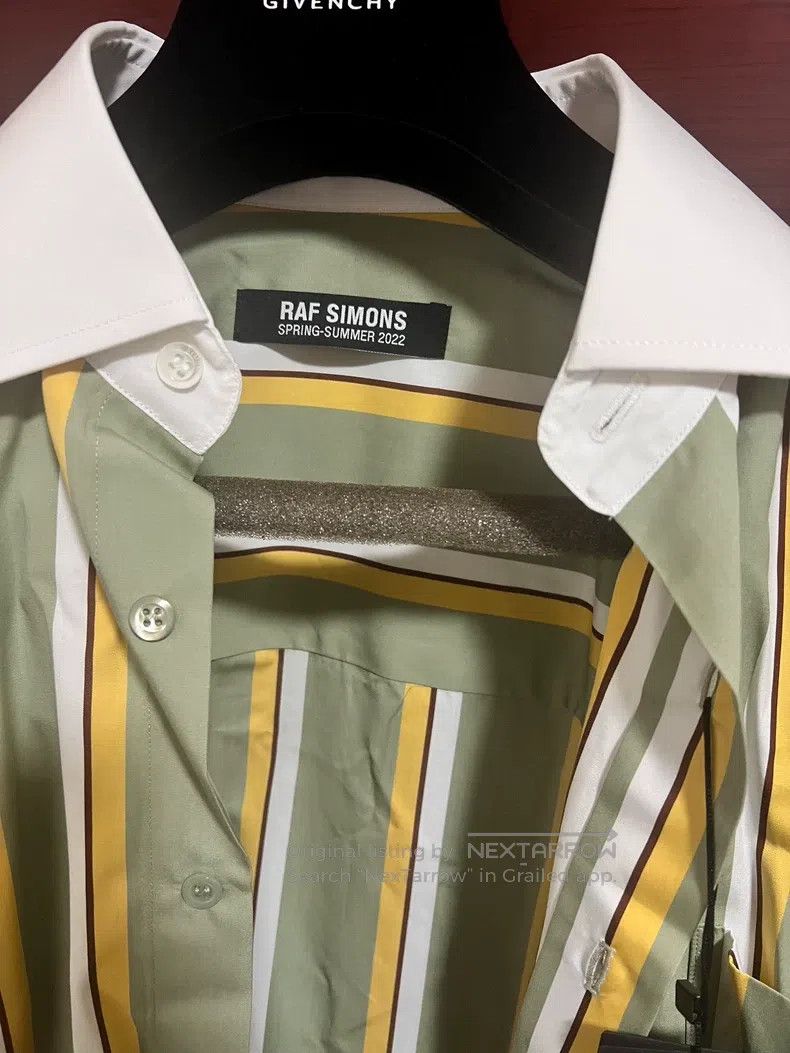 Raf Simons 22 Spring and Summer Striped Shirt
