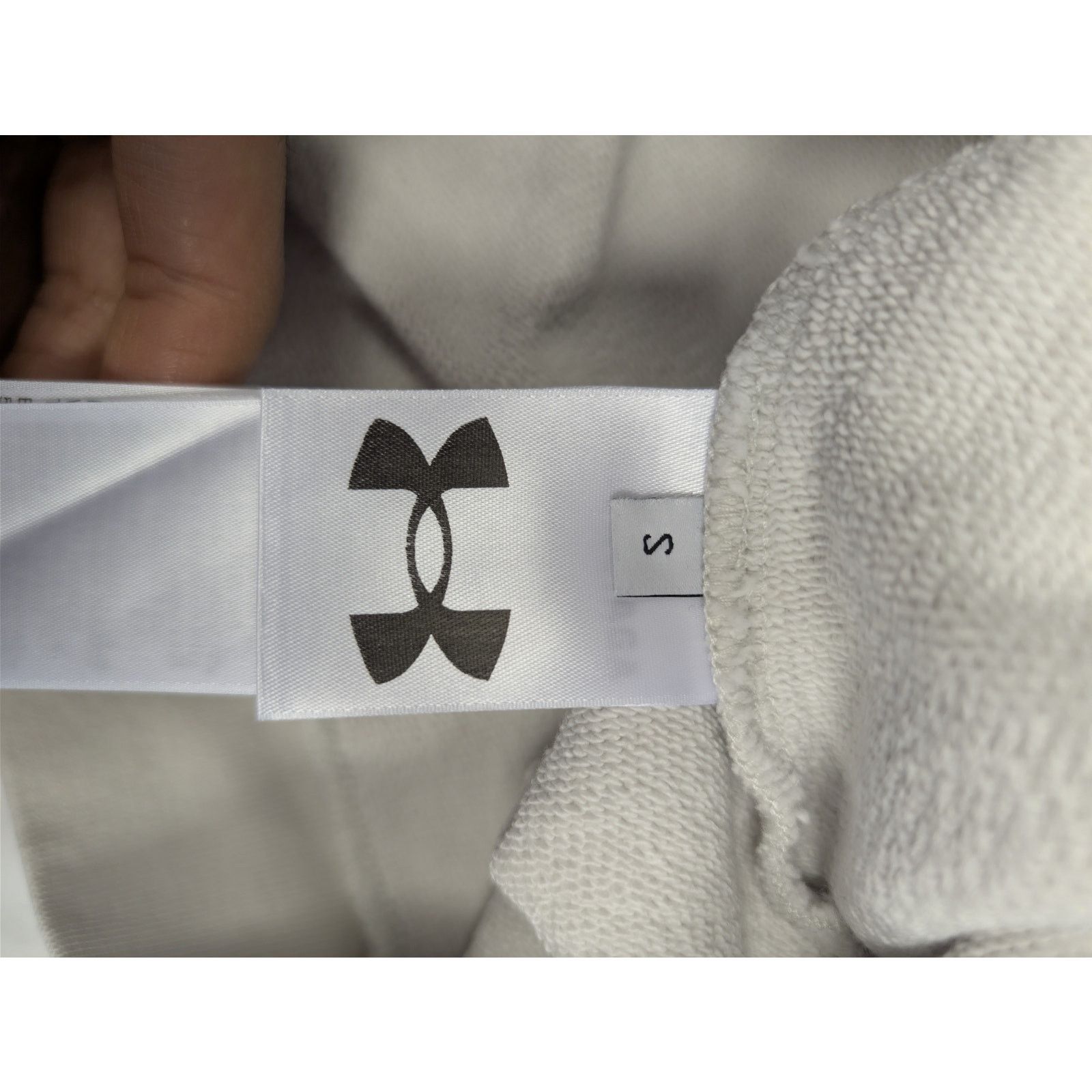 Balenciaga × Under Armour o1rshd1 UA Regular Zip-up Hoodie in Dirty White/Black Size US S / EU 44-46 / 1 - 15 Thumbnail