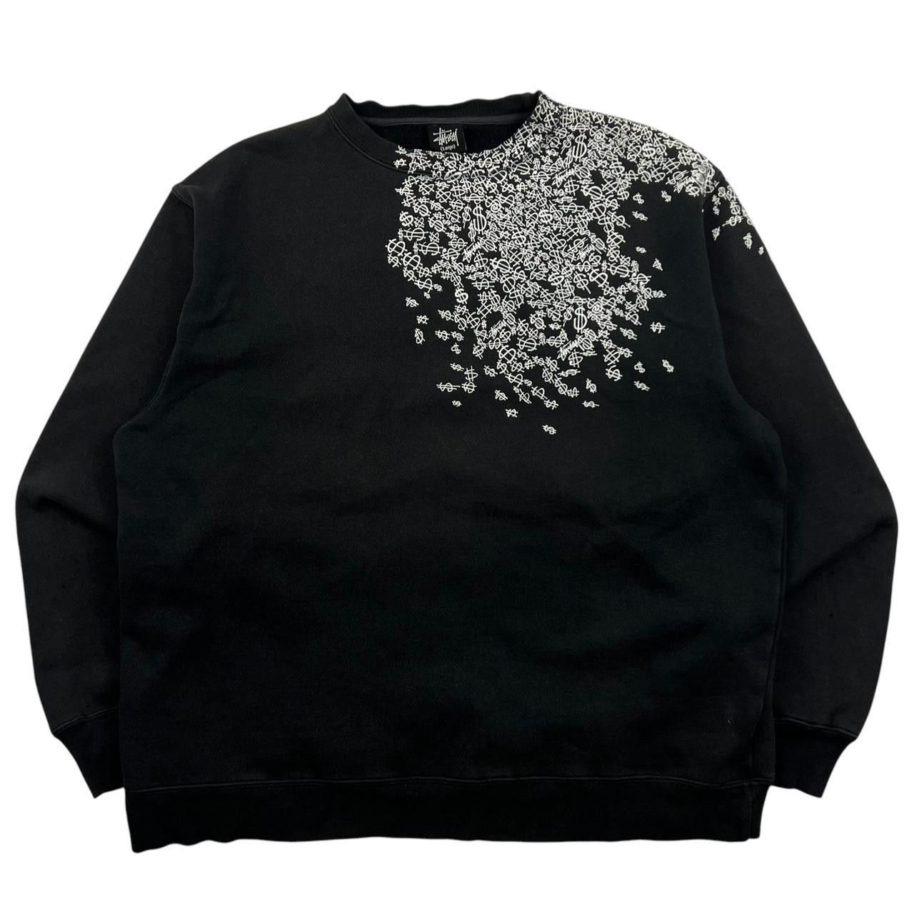 Stussy Vintage 2000s Stussy Dollar Sign Sweatshirt Black - Large Size US L / EU 52-54 / 3 - 1 Thumbnail