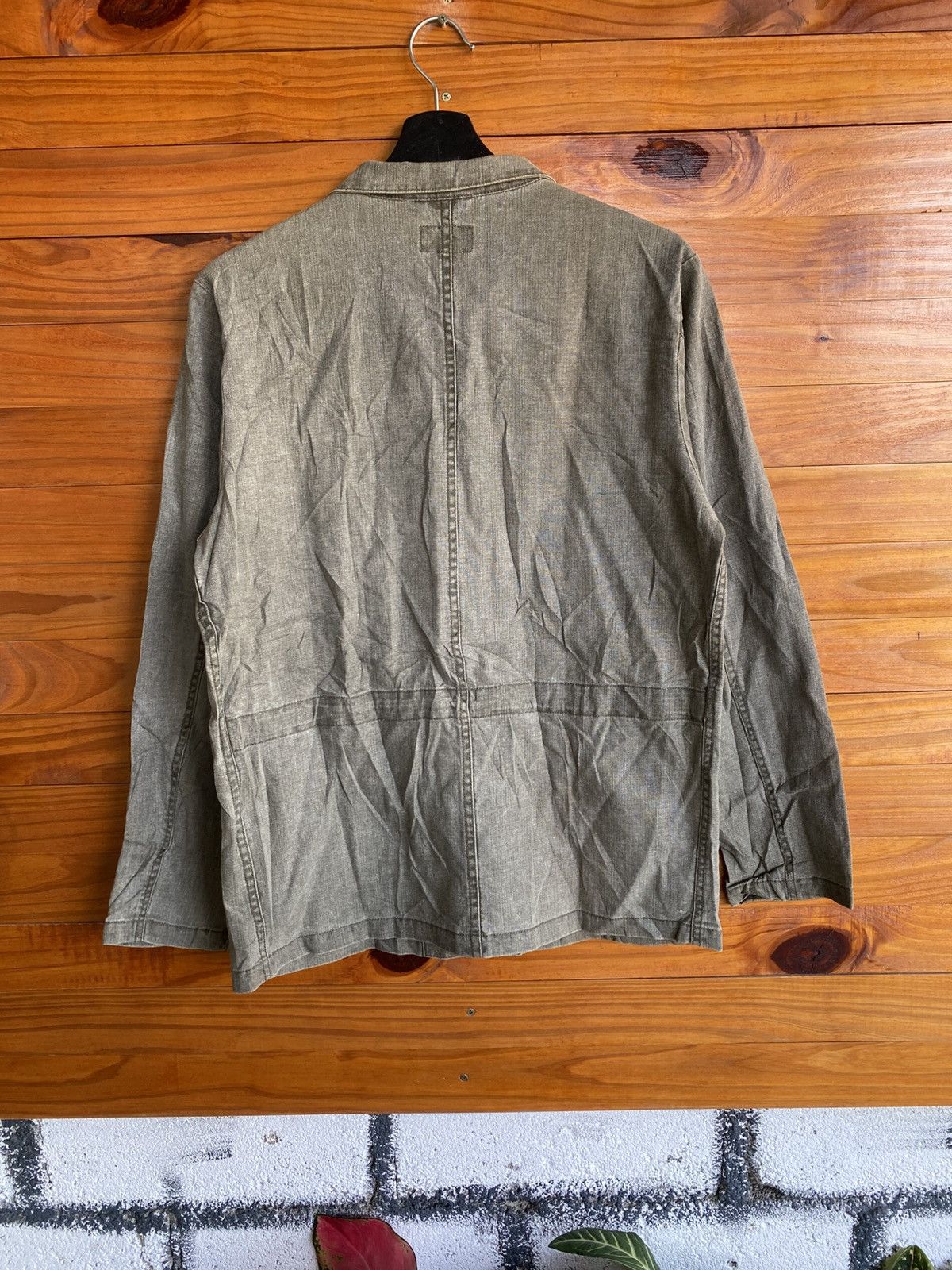 Smith's American Smith’s American Vintage Work Grey Cotton Utility Jacket Size US M / EU 48-50 / 2 - 14 Thumbnail