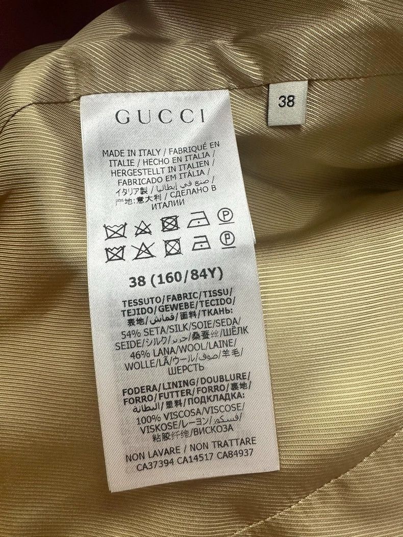 Gucci Gucci Size 38 Gold buckle jacket size 38 2502-Nextarrow Size US XXS / EU 40 - 4 Thumbnail