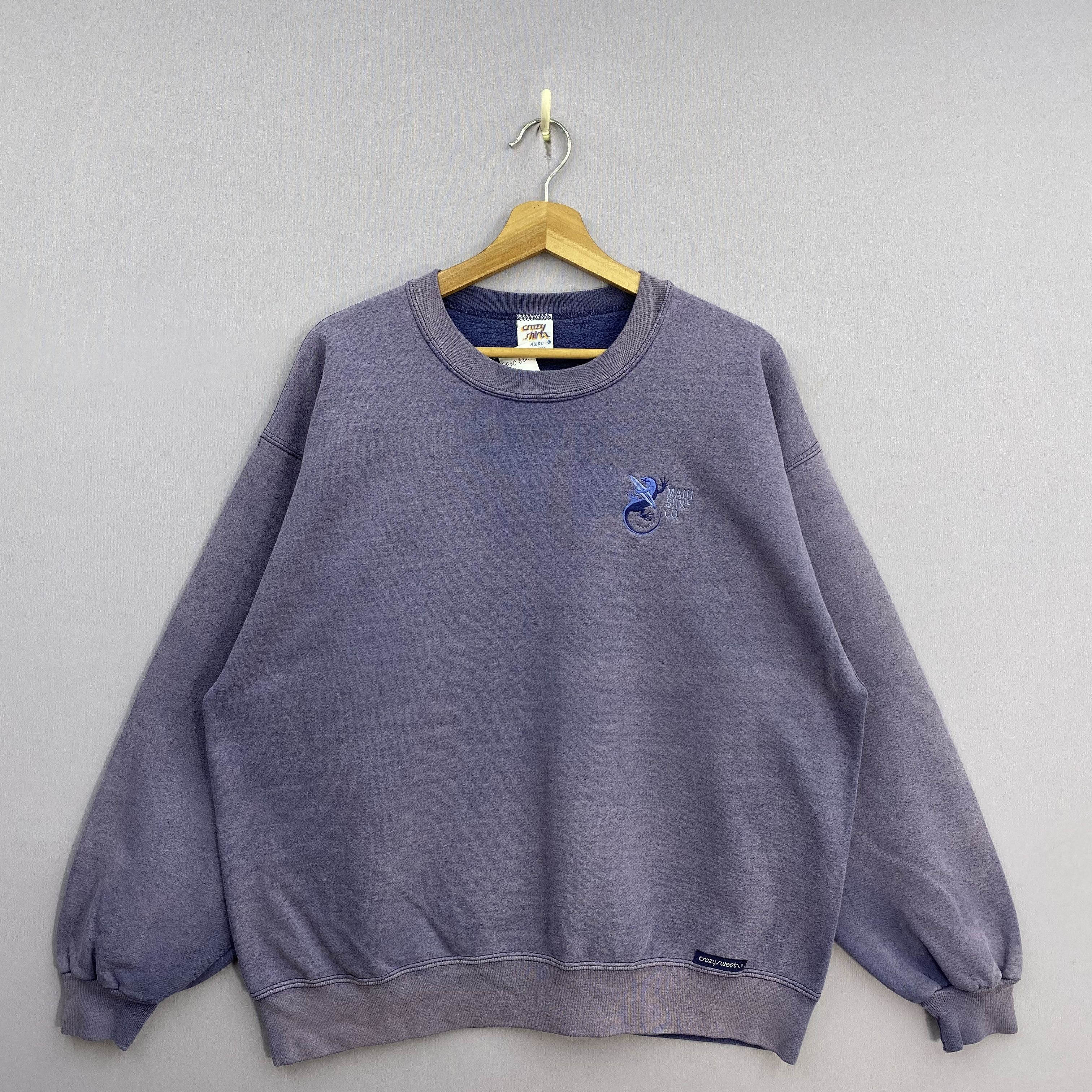Vintage Vintage 90s Maui Surf Pullover Sweater Crazy Shirt Hawaii Size US L / EU 52-54 / 3 - 2 Thumbnail