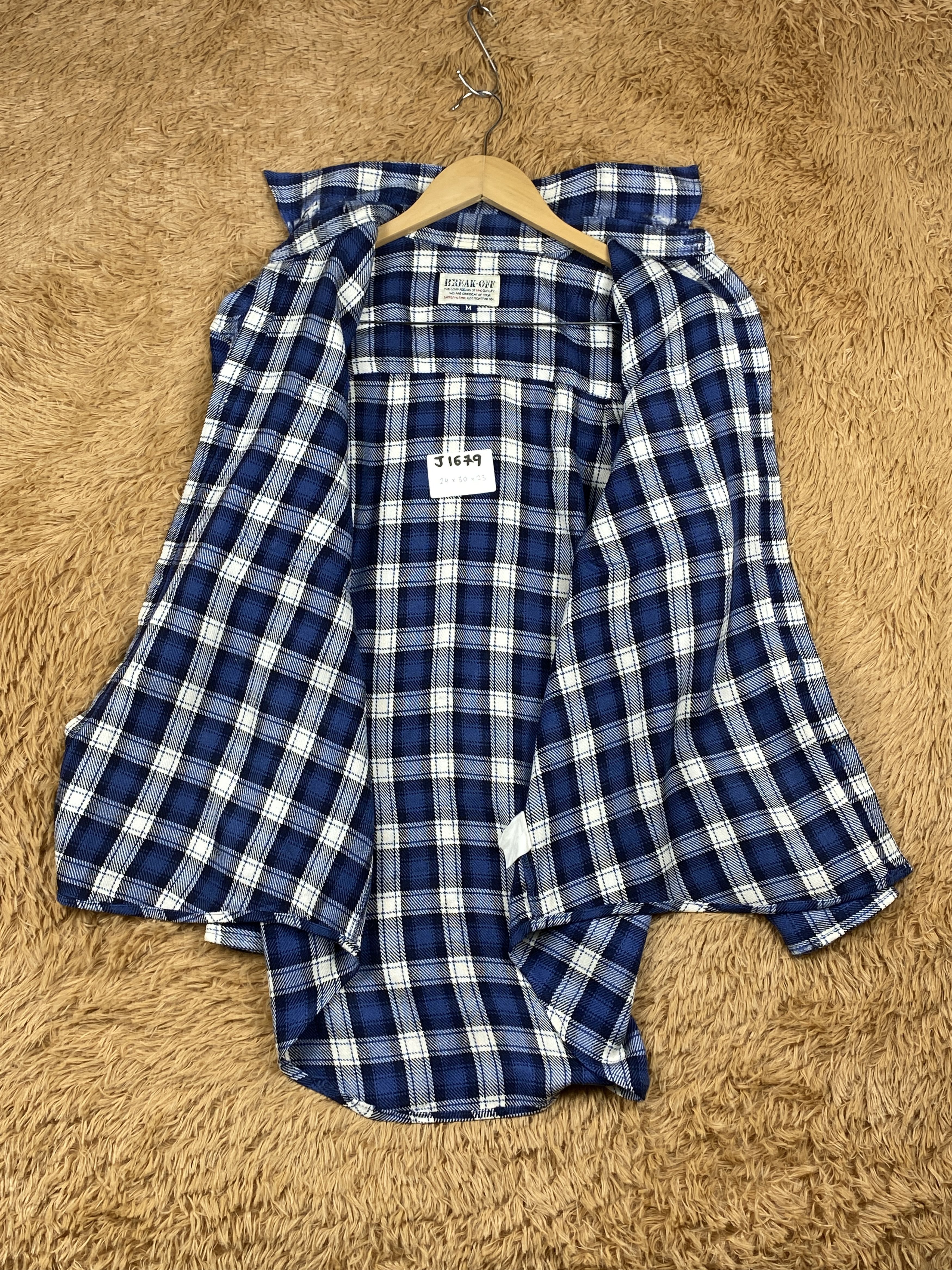 Japanese Brand Vintage Break Off Flannel Long Sleeve T Shirt J1679 Size US M / EU 48-50 / 2 - 6 Thumbnail