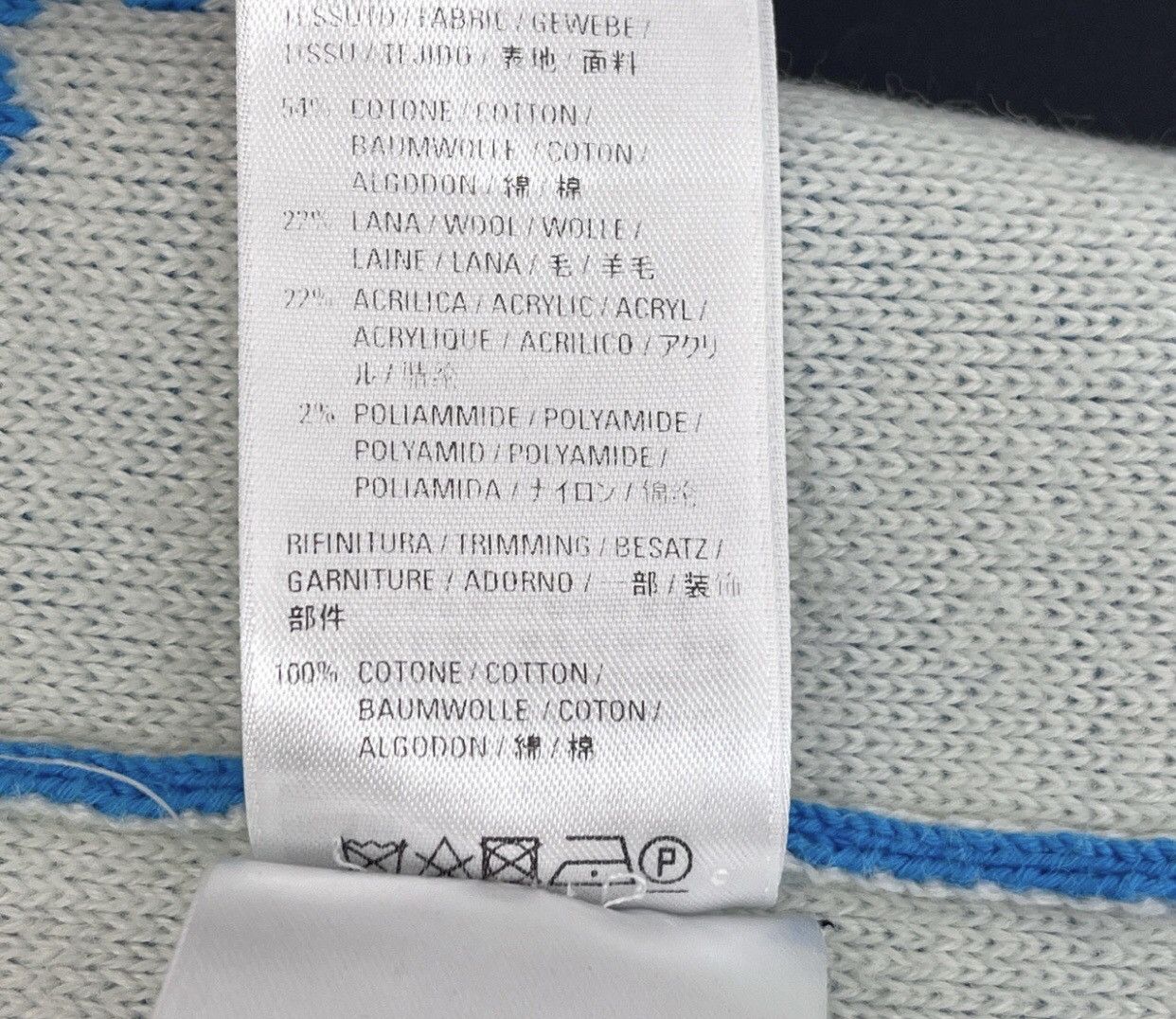 Balenciaga Balenciaga sky blue full classic logo knitted cardigan shirt Size US XS / EU 42 / 0 - 6 Thumbnail