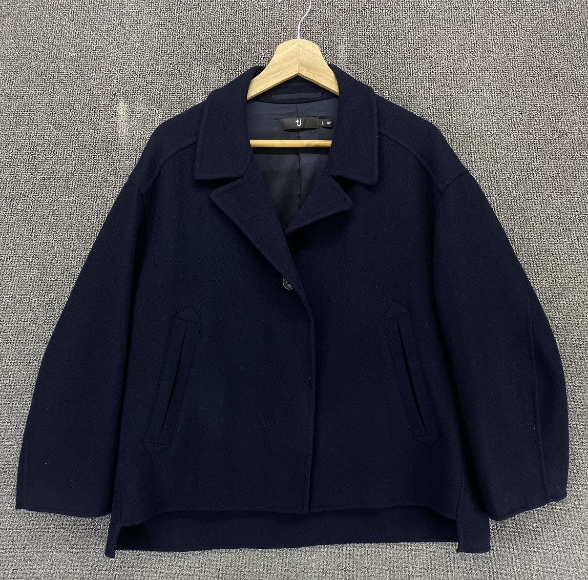 Jil Sander × Uniqlo Jill Sander x Uniqlo Beigi Wool Coat Jacket Size L / US 10 / IT 46 - 6 Thumbnail