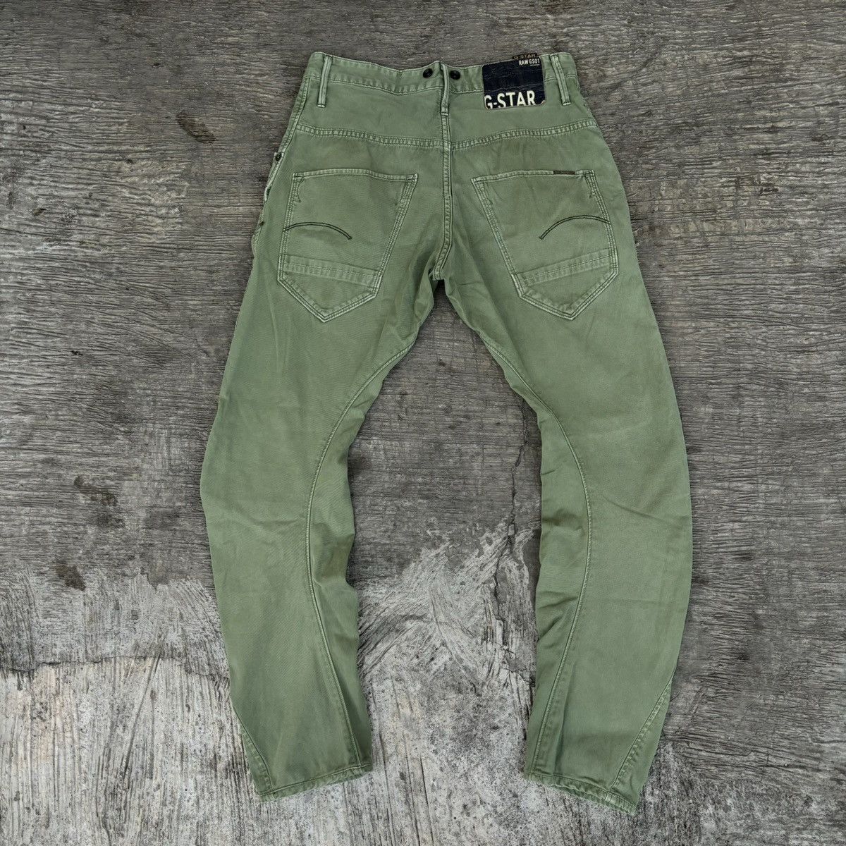 G-Star G-STAR ARC 3D LOOSE TAPERED BRACES Sage Denim Relaxed Jeans Size US 30 / EU 46 - 1 Thumbnail
