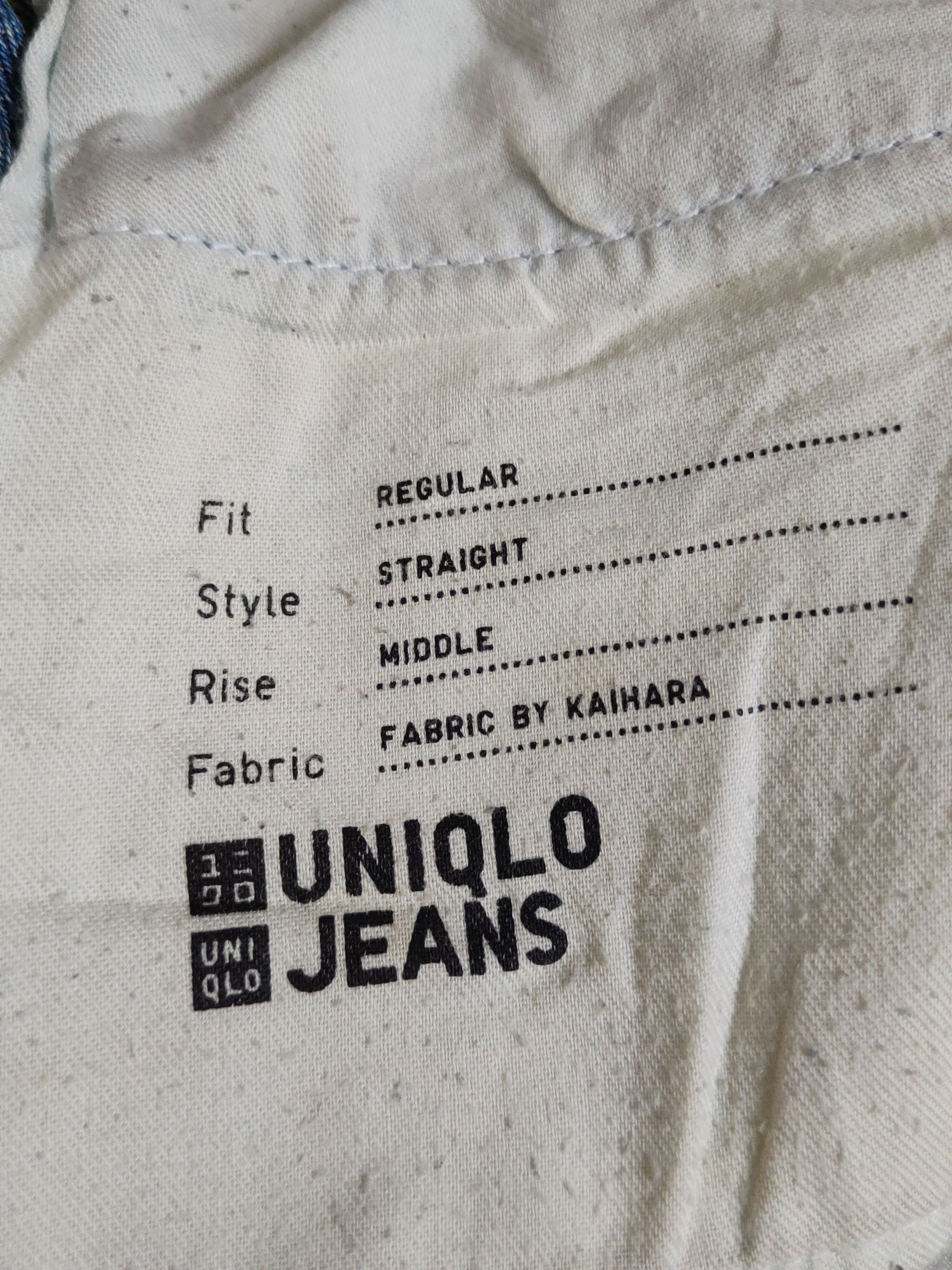 Japanese Brand Uniqlo Blue Faded Distressed Ripped Jeans #S2199 Size US 32 / EU 48 - 13 Thumbnail