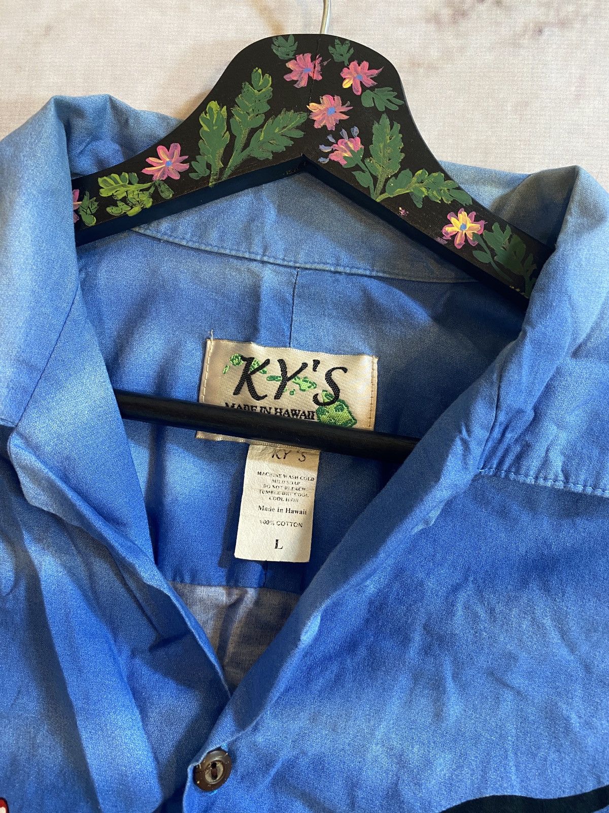 Other Crazy Vintage USA Moto MAMBO style Hawaiian Shirt Size US L / EU 52-54 / 3 - 4 Thumbnail
