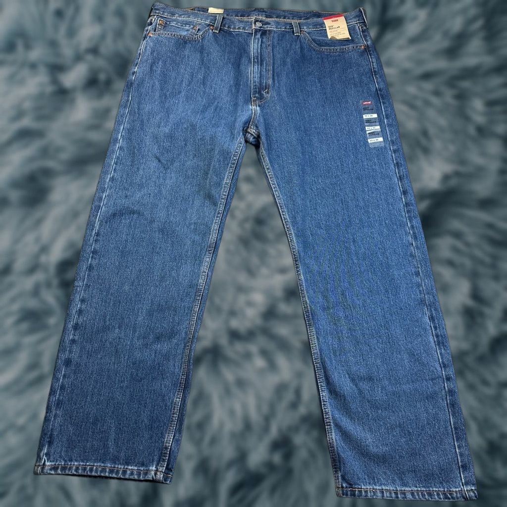 Levi's Levi's 505 Jeans Mens 42x30 Blue Denim Straight Wash Jeans Pants Regular Men's 505 Straight Blue Levi's 500 Series Size US 42 / EU 58 - 1 Thumbnail