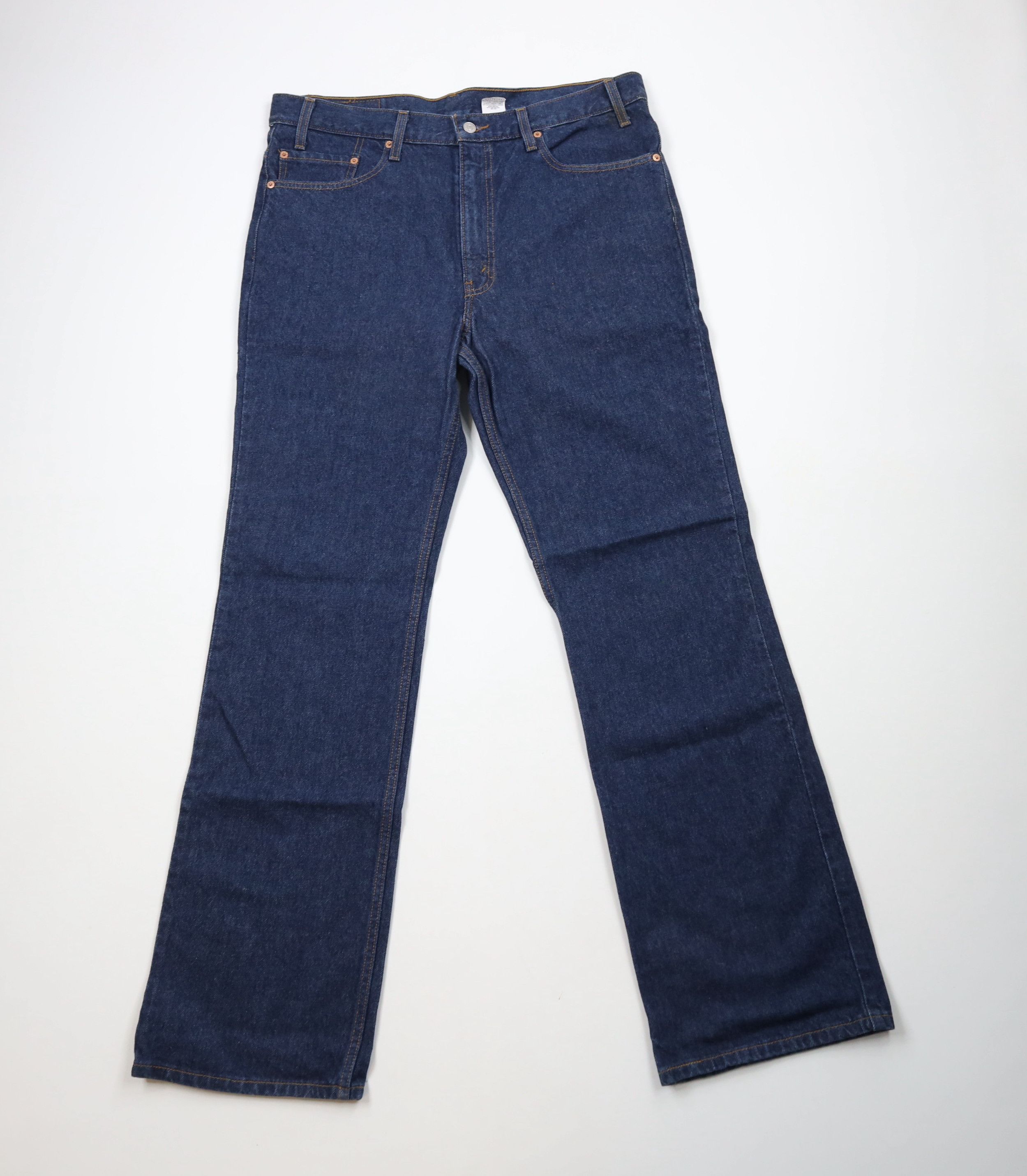 Levi's × Vintage Vintage 90s Levis 517 Western Bootcut Denim Jeans Blue Size US 38 / EU 54 - 1 Thumbnail