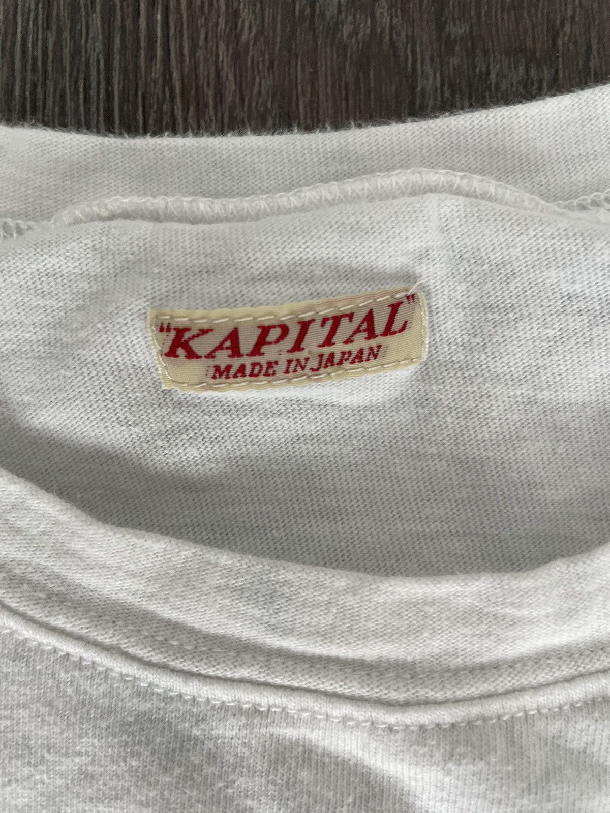 Japanese Brand KAPITAL Machine Max Sewing Jersey Tee Size US L / EU 52-54 / 3 - 4 Thumbnail