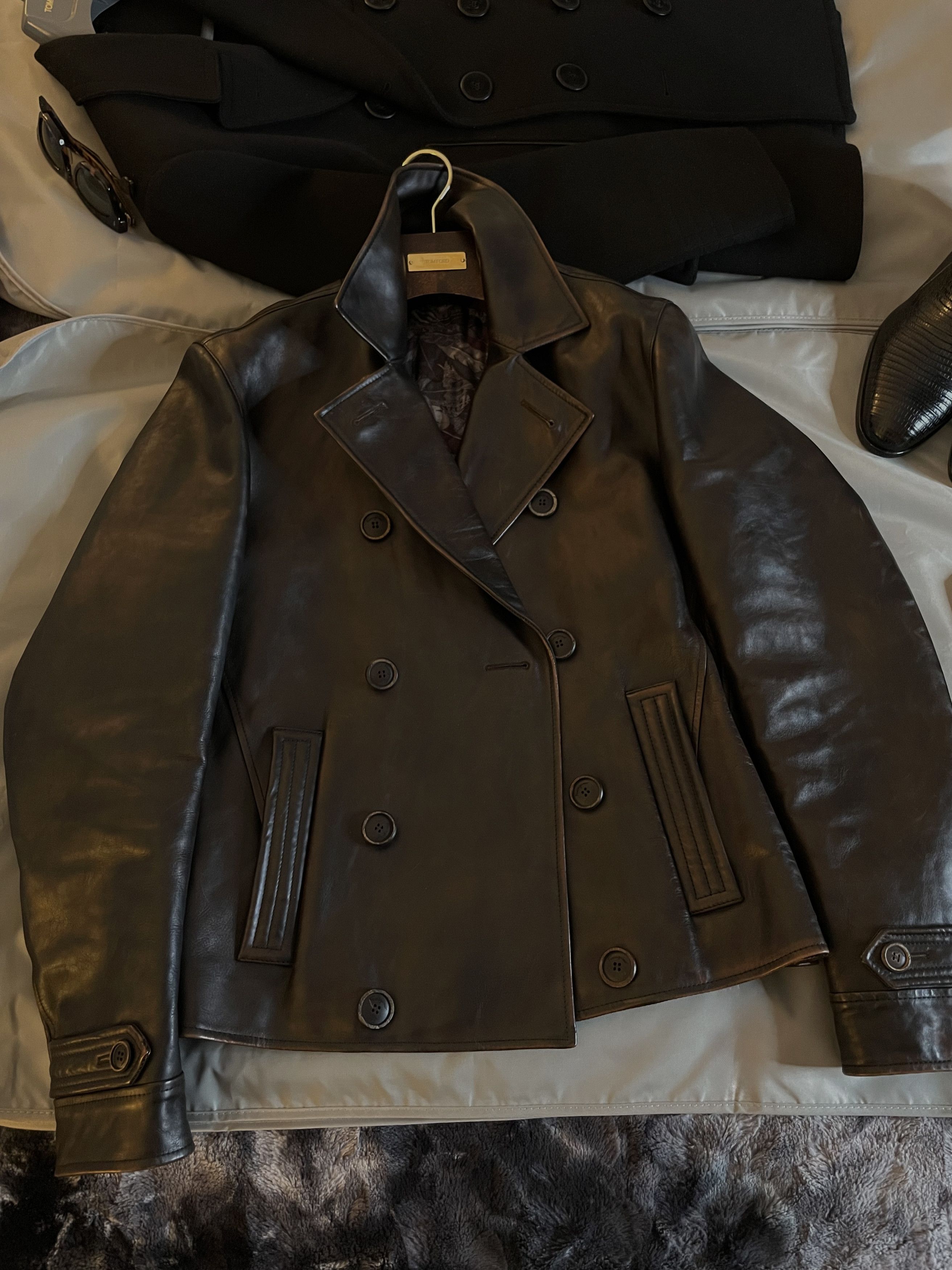 Salvatore Ferragamo Effortless Cool $6K w/tax Nappa Calf Leather Artisan Patina Size US M / EU 48-50 / 2 - 14 Thumbnail