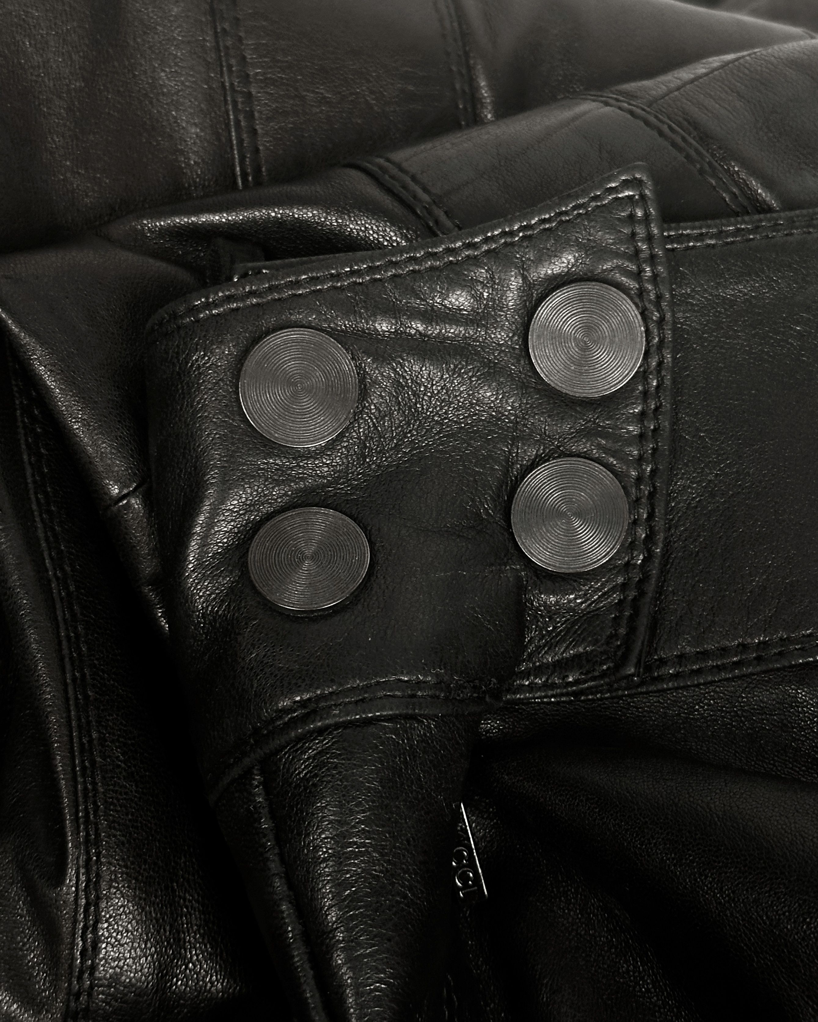 Gucci Gucci Leather Straight-Bootcut Transformer Biker Pants Size US 31 - 11 Thumbnail