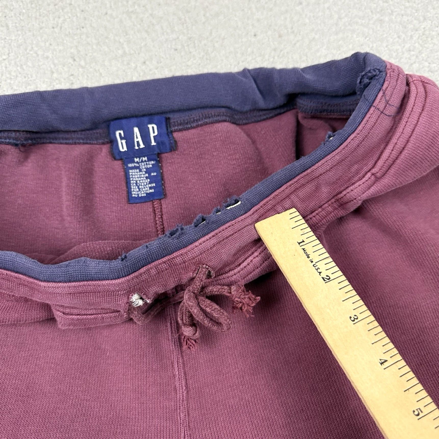 Gap VINTAGE Gap Shorts Mens M Blue Denim Corduroy 90s Hip Hop Beach Casual Distressed Faded Pockets Size US 31 - 7 Thumbnail