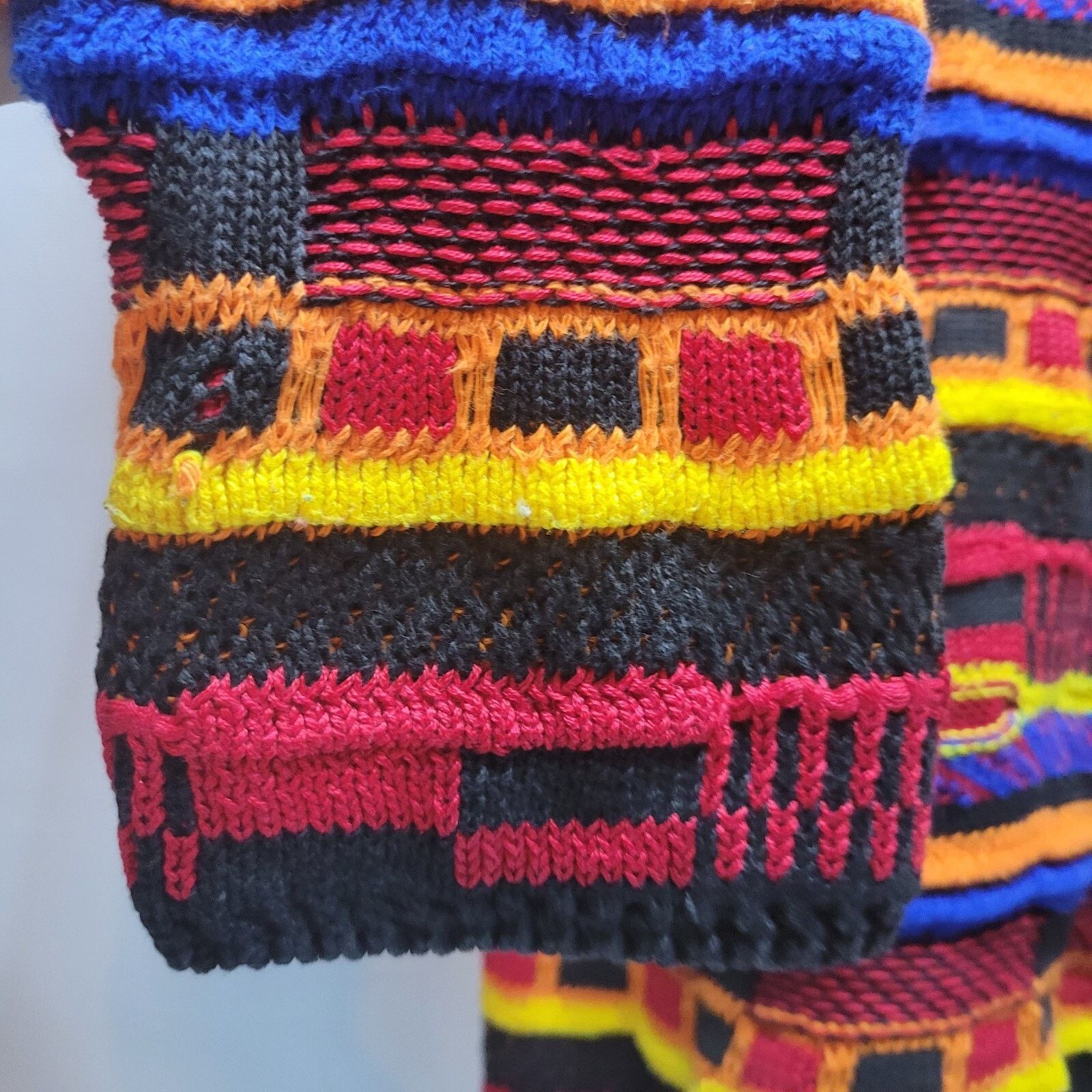 Vintage VINTAGE LEONIAK COOGI STYLE 3D KNIT PULLOVER SWEATER Sz S Size US S / EU 44-46 / 1 - 3 Thumbnail