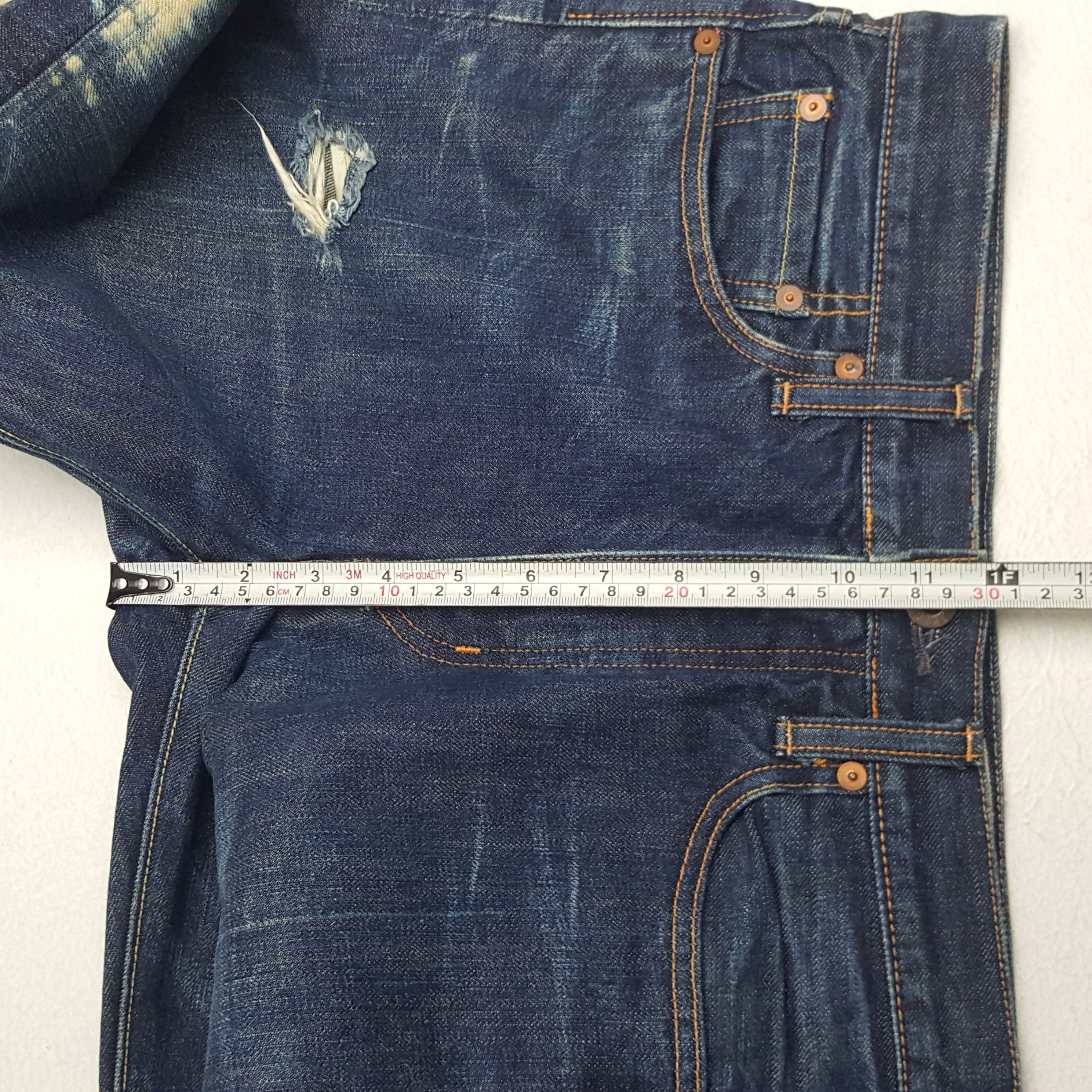 Kapital × Vintage Vintage Kapital Japanese Custom Art Punk Style Denim Jeans Size US 30 / EU 46 - 8 Thumbnail