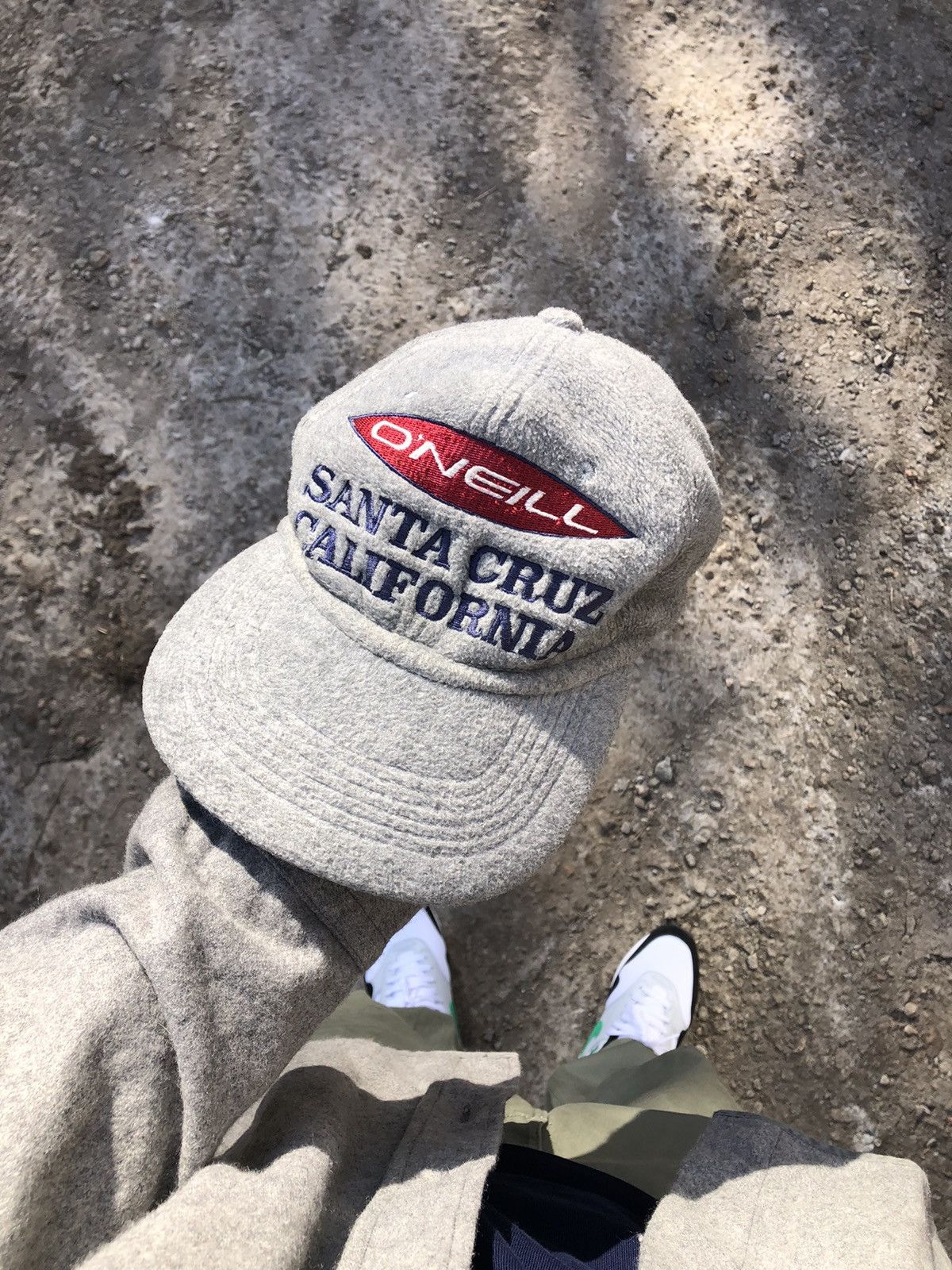 O'Neill × Santa Cruz Skateboards VERY RARE SANTA CRUZ SURF O’NEILL CALIFORNIA FLEECE CAP 90s Size ONE SIZE - 1 Thumbnail
