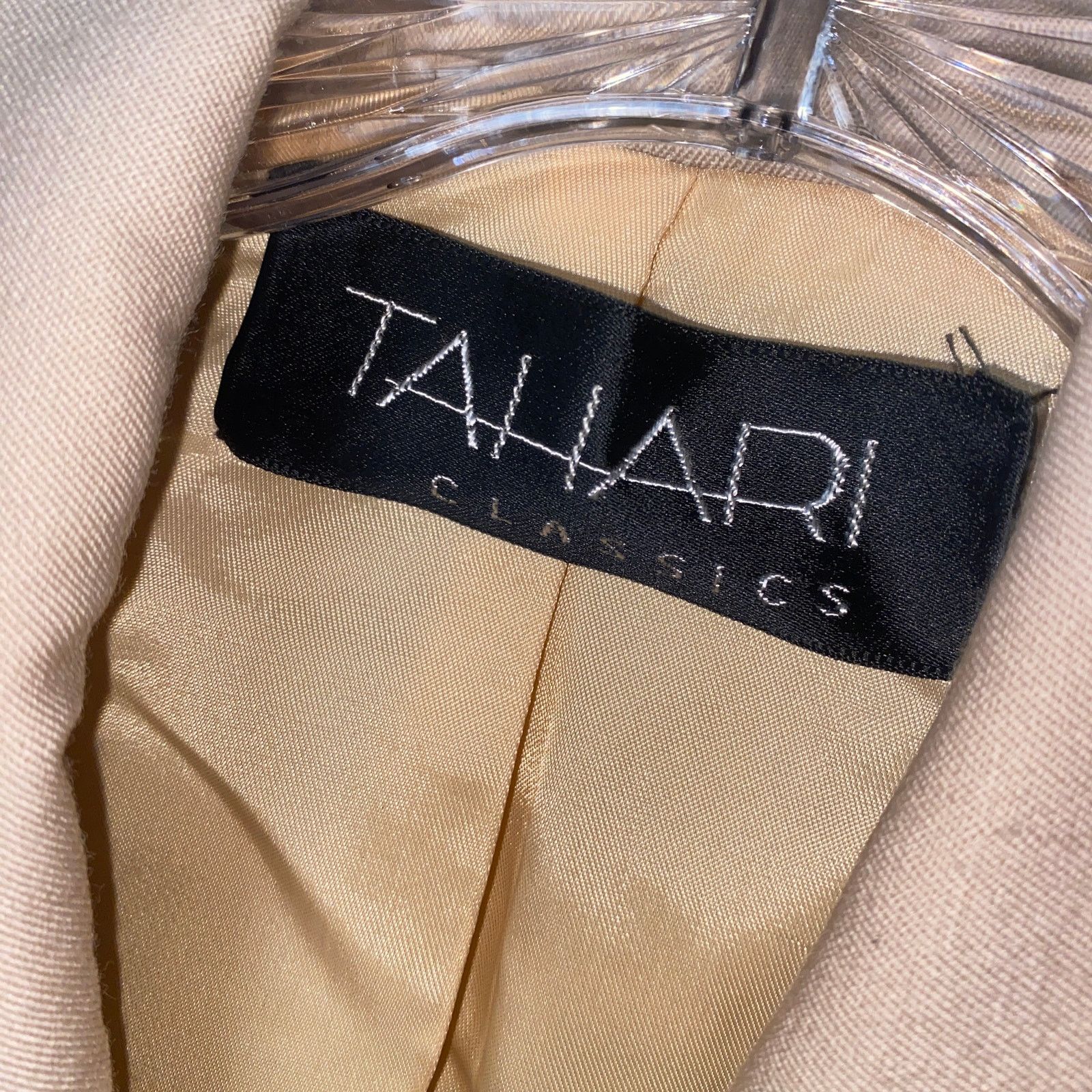 Other NWT Tahari Vintage Beige Wool Double Breasted Trench Coat 2 Size XS / US 0-2 / IT 36-38 - 5 Thumbnail