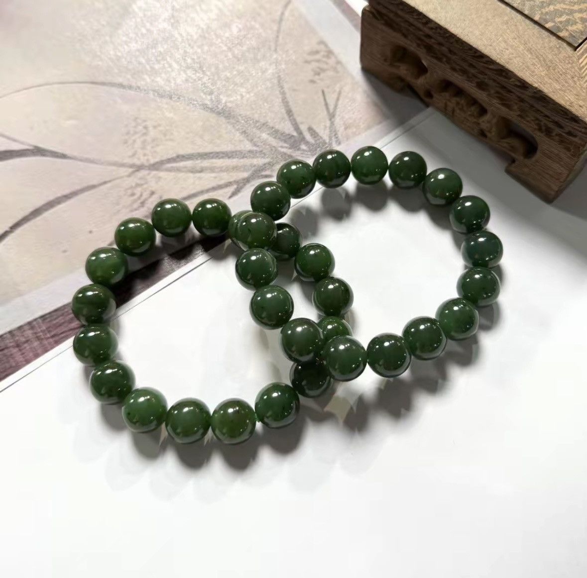 Other Green Jade Bracelet Size ONE SIZE - 2 Thumbnail