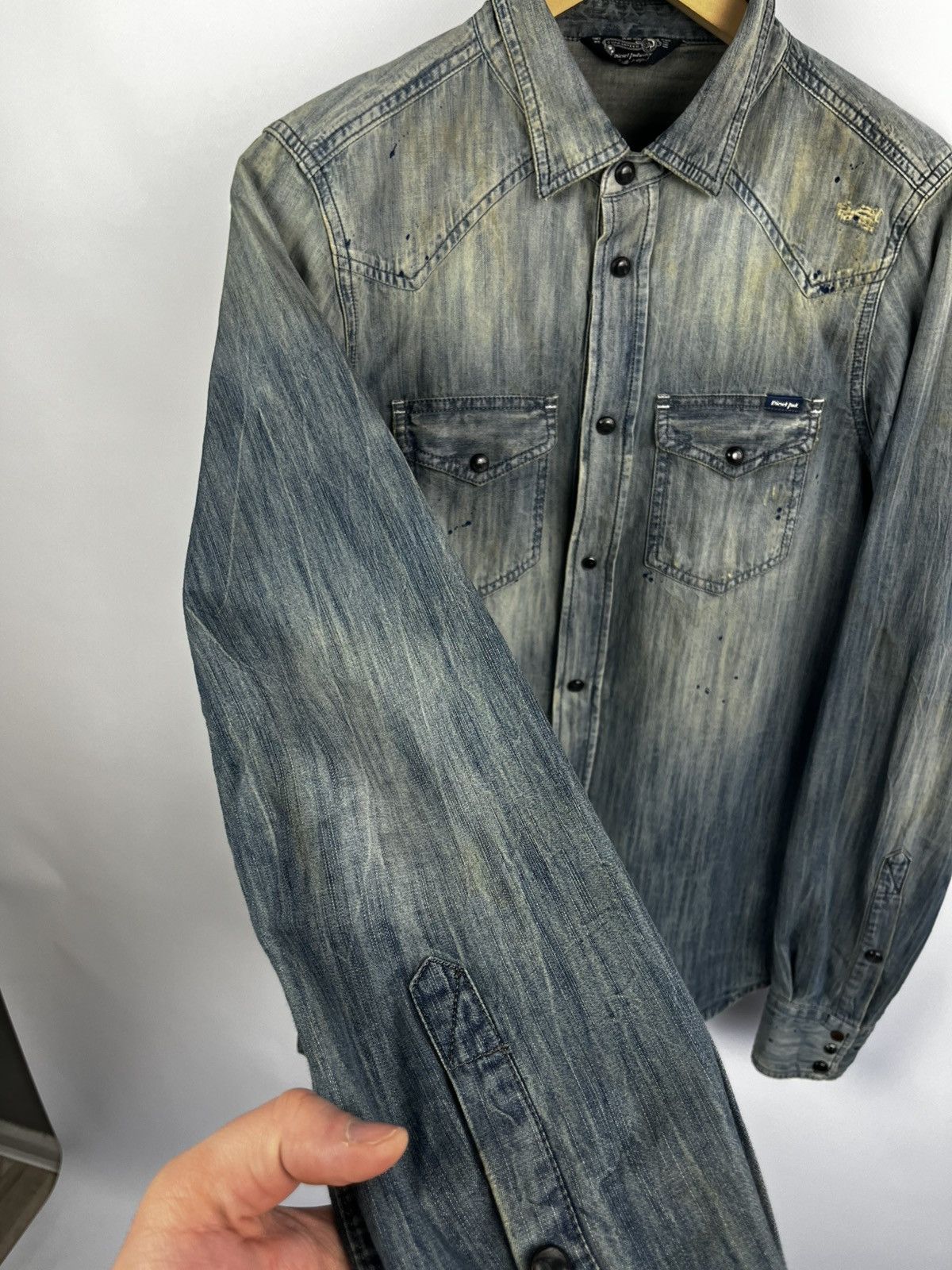 Diesel Diesel denim shirt Japanese style vintage 90s Size US M / EU 48-50 / 2 - 8 Thumbnail