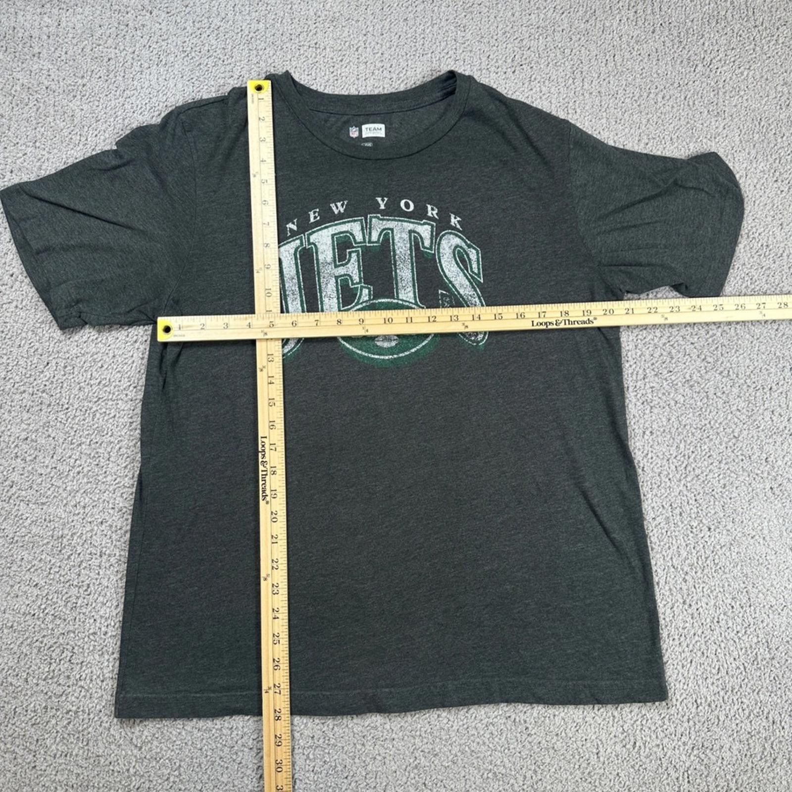 Other NFL New York Jets Team Apparel Men Gray Short Sleeve T Shirt Size US L / EU 52-54 / 3 - 2 Thumbnail