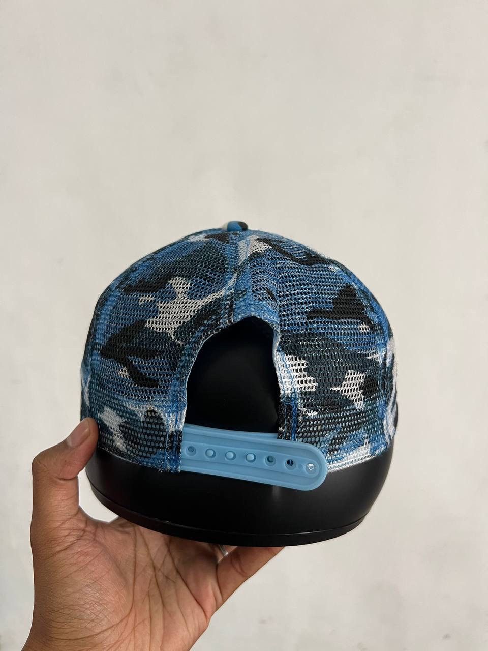 Hat Club Blue Camouflage Trucker Hat Size ONE SIZE - 5 Thumbnail