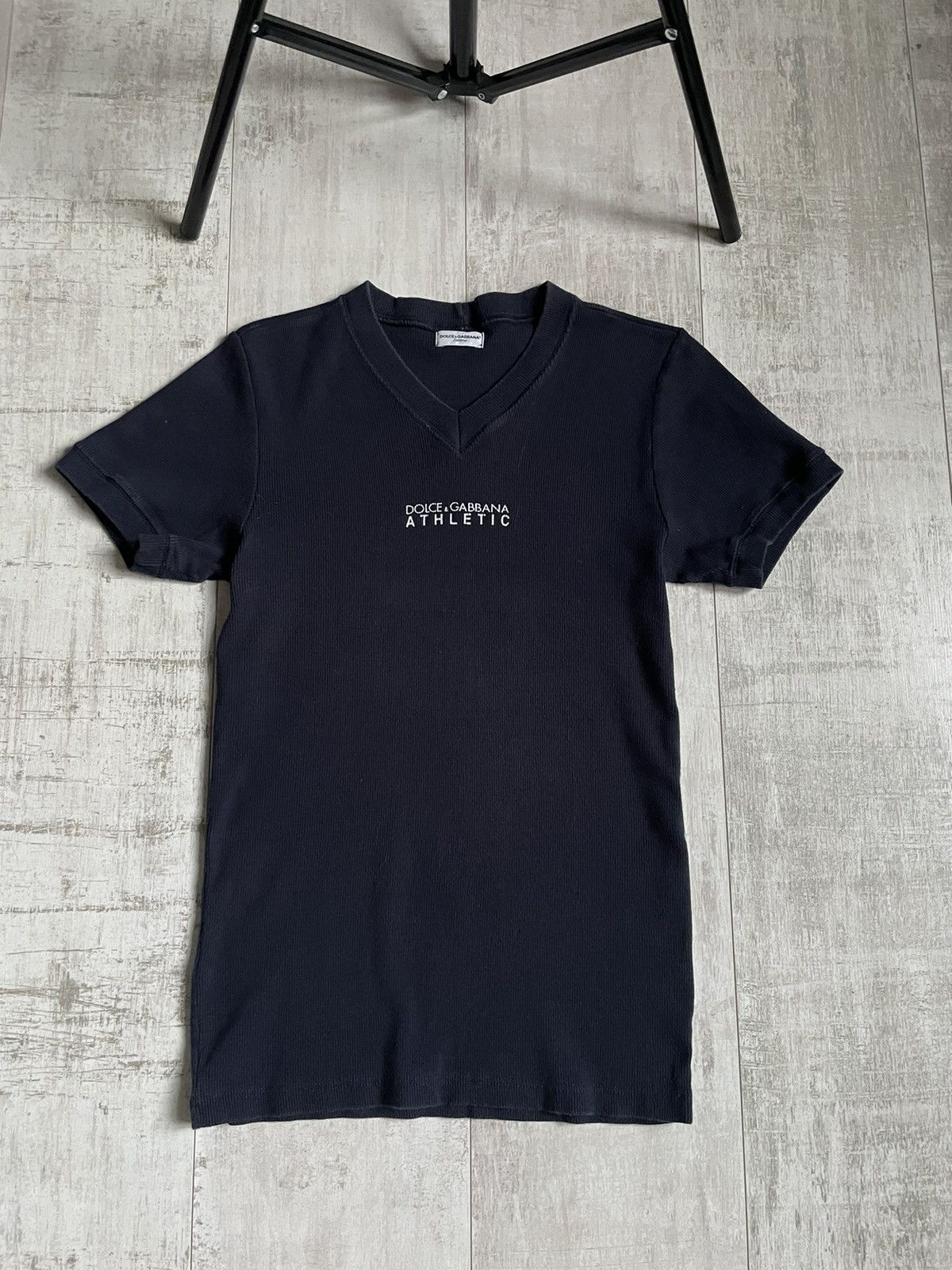 Dolce & Gabbana Vintage Dolce & Gabbana Athletic 00’s Blue Y2K T-Shirt RARE Size M / US 6-8 / IT 42-44 - 1 Thumbnail