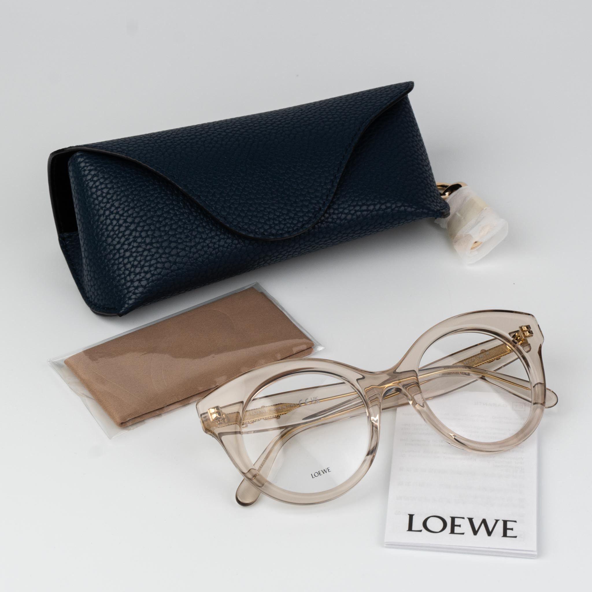 Loewe Loewe CURVY Women Eyeglasses LW50074I 057 NEW AUTHENTIC Size ONE SIZE - 9 Thumbnail