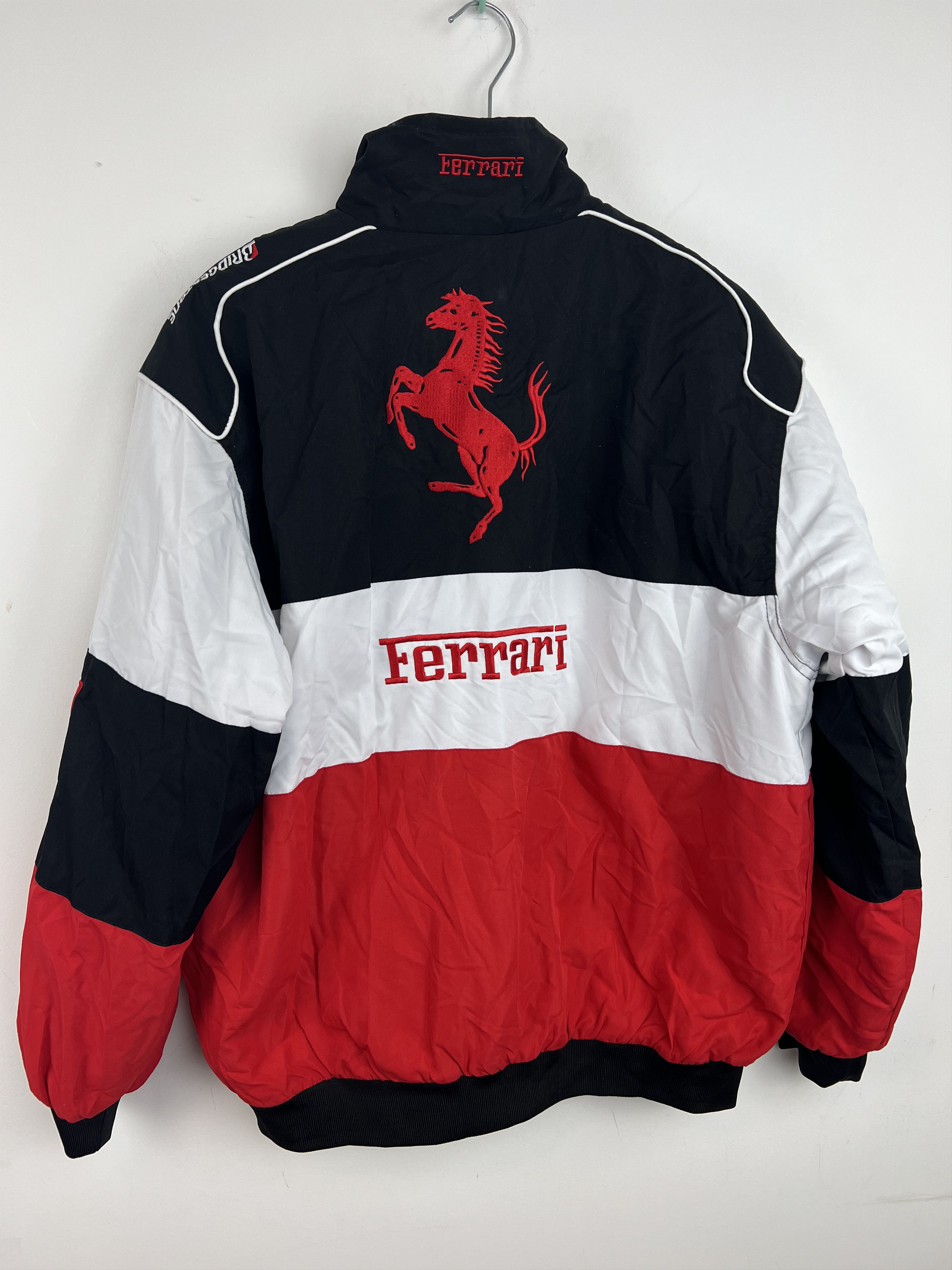 Vintage racing jacket popular 90s ferrari jacket