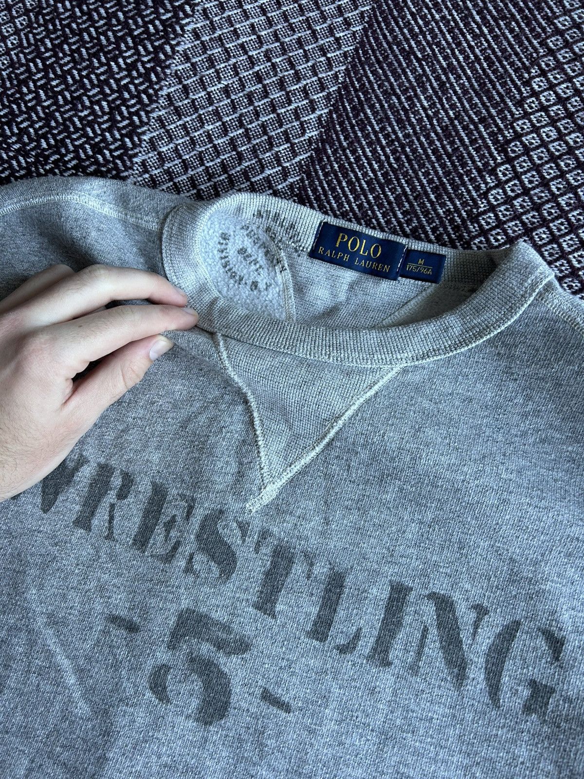 Polo Ralph Lauren × Vintage Vintage Polo Ralph Lauren Wrestling Heavy Sweatshirt Size M Size US M / EU 48-50 / 2 - 6 Thumbnail