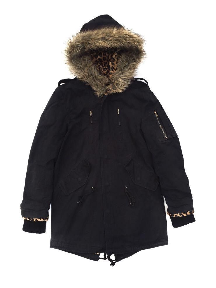 If Six Was Nine × Japanese Brand × Le Grande Bleu (L.G.B.) Attachment leopard Parka fur if was six nine lgb style Size US L / EU 52-54 / 3 - 4 Thumbnail