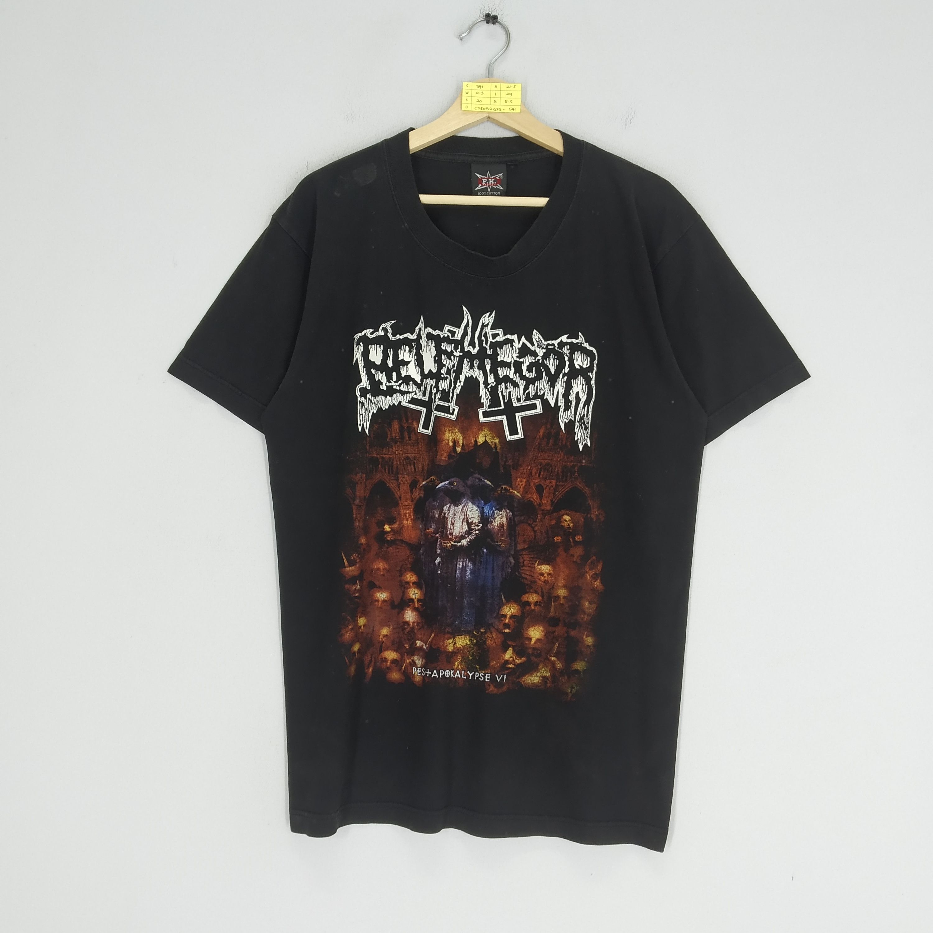 Band Tees Vintage Belphegor Pestapokalypse VI Australia Death Metal Size US L / EU 52-54 / 3 - 1 Thumbnail